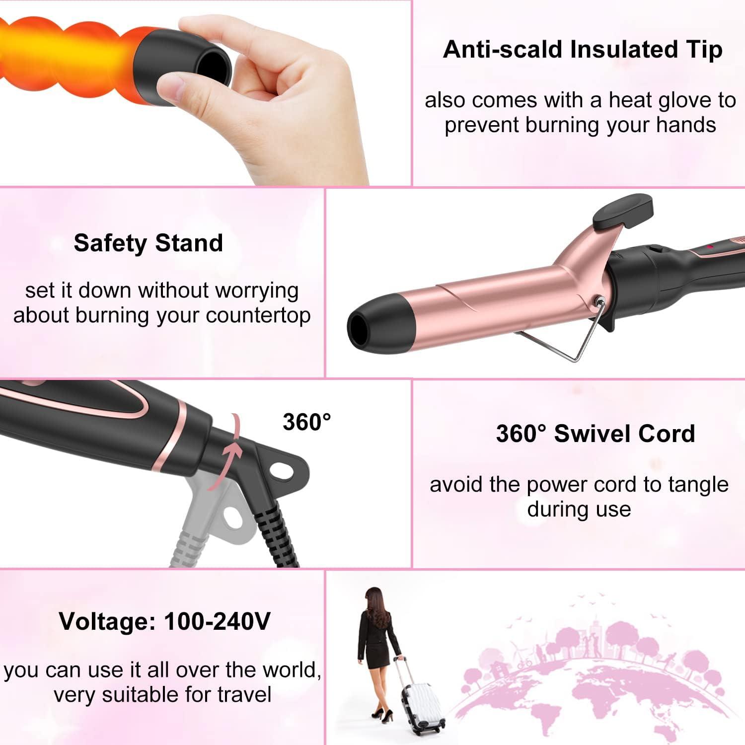 Heat Resistant Glove Hair Styling Tool For Curling Straight Flat Iron Heat  Glove