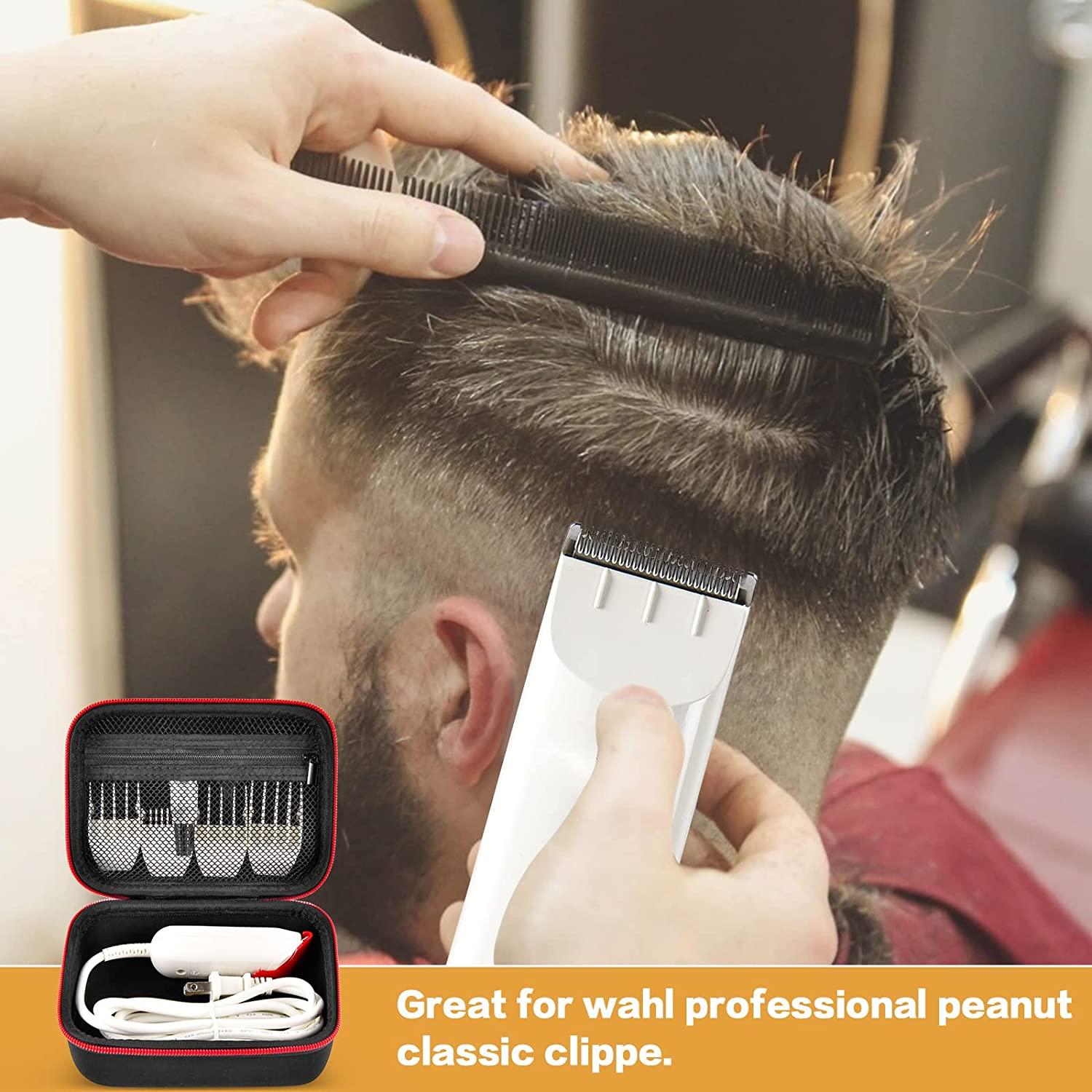  Case Compatible with Wahl Professional Peanut Hair and Beard  Clipper Trimmer #8655 8685 8663 8331 08655-3901. Hair Clipper Organizer  Holder for Attachment Comb,Oil,Blade Guard (Box Only)-White : Beauty &  Personal Care