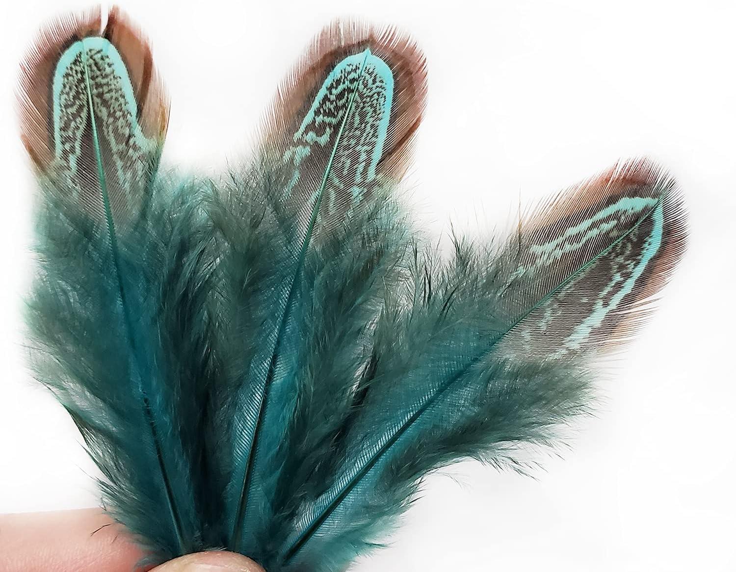 50Pcs Fluffy Natural Rooster Feathers Crafts DIY Accessories 8