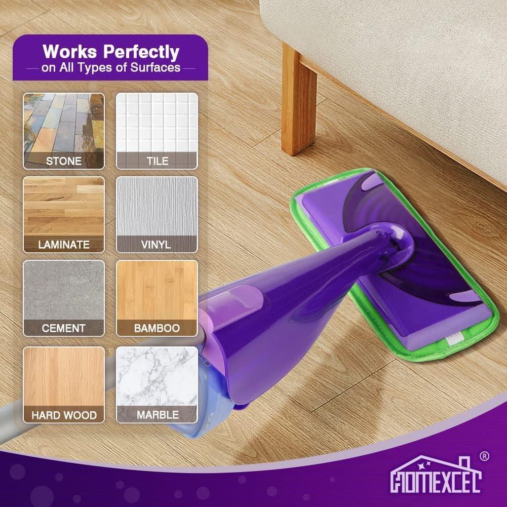  Reusable Mop Pads Refills Compatible with Swiffer Wet