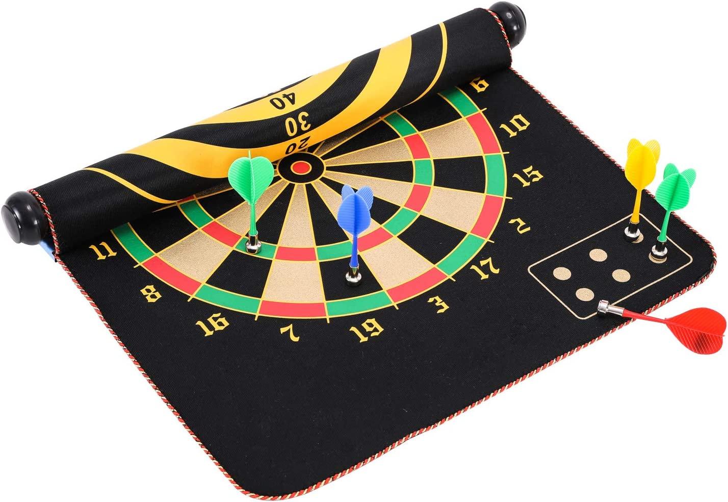 CX L SUM Magnetic Dart Board, Indoor Outdoor Dart Games for Kids