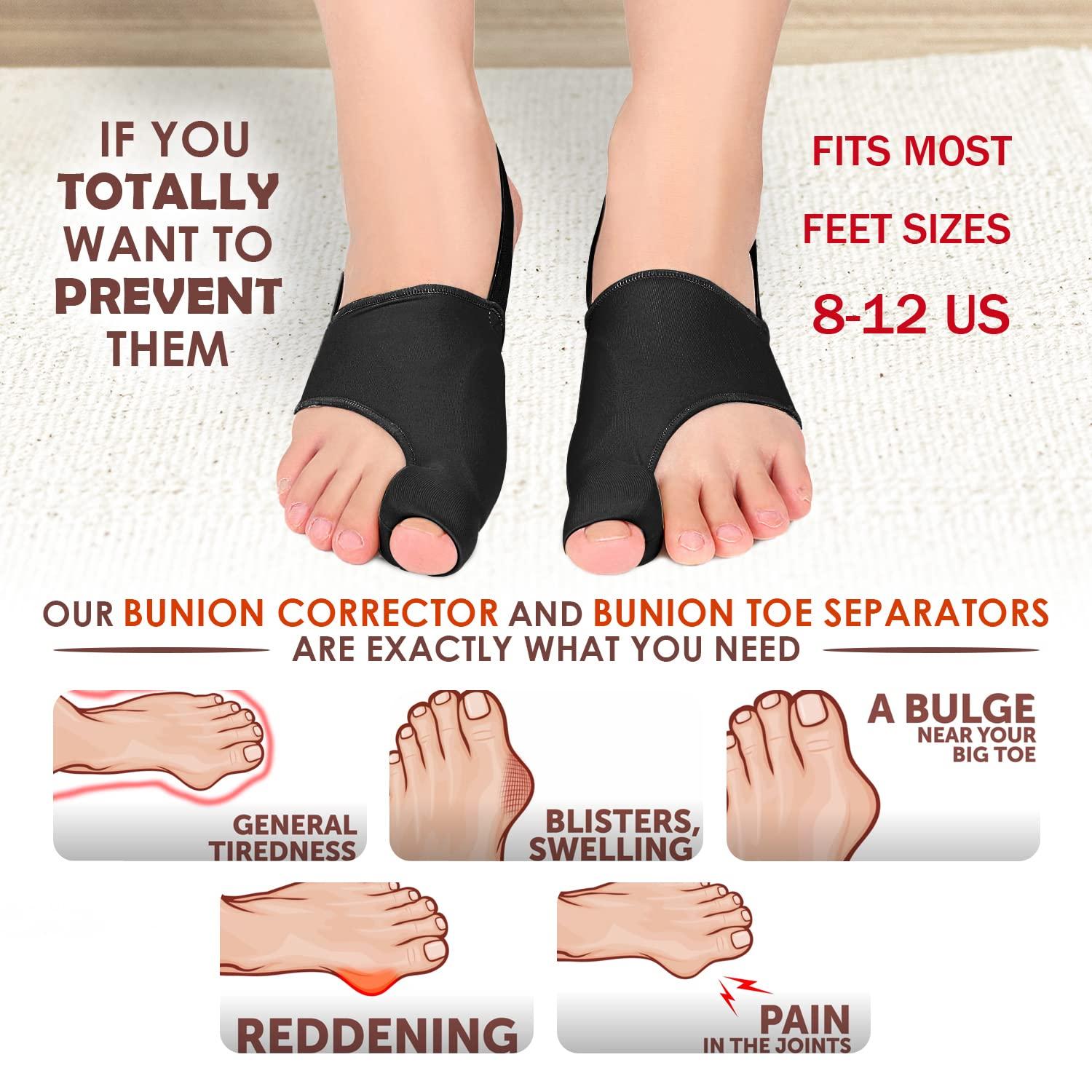 Foot Alignment Socks Bunion Protector Toe Spacer Stretchers Yoga Toe  Separators - China Toe Separator and Gel Protector price