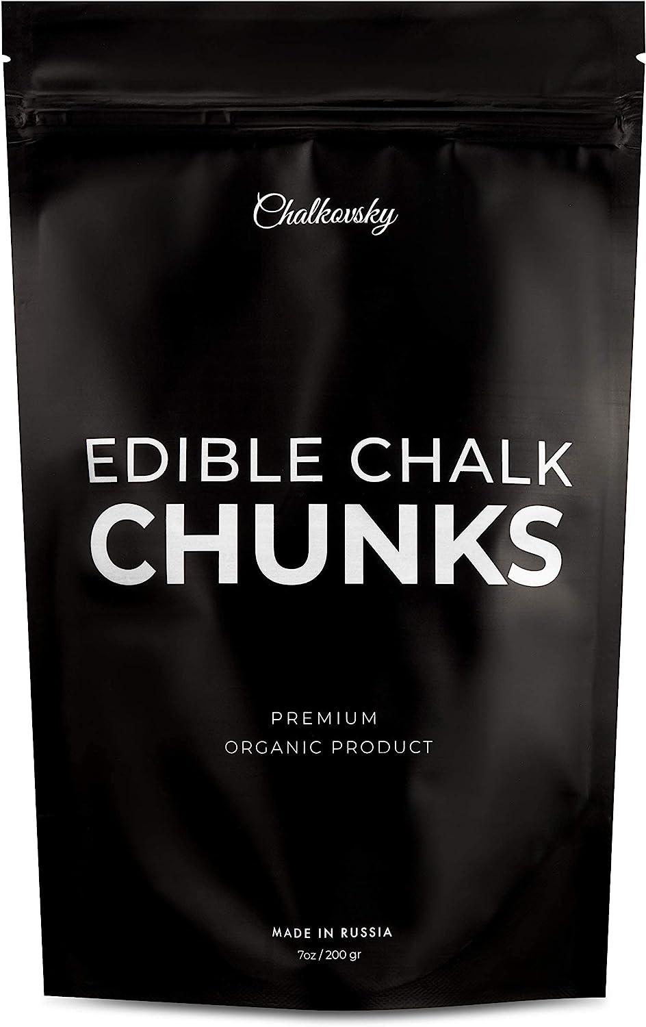 Greenlistsoap Chalk Edible, Chalk Belgorod 8oz, (250 GR) Natural Chalk, Chalk Food, Chalk for Eating