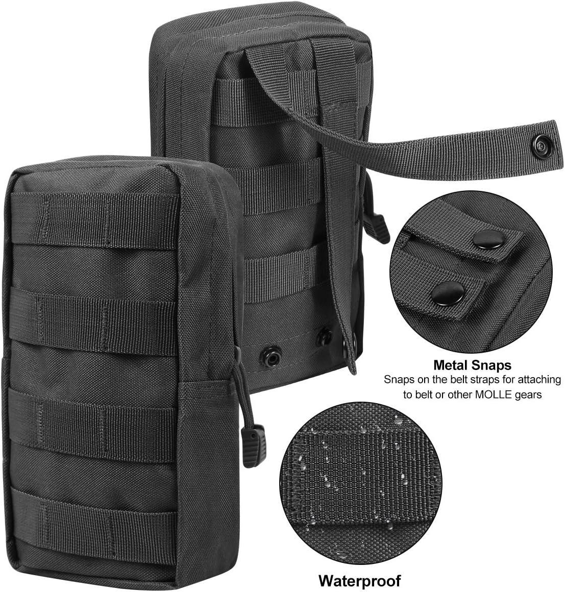 Upgrade Small Molle Pouches Tactical Multi-Purpose EDC Utility Duty Belt  Pouch, Waterproof Backpacks, Bags & Accessories Holster Admin Pouch