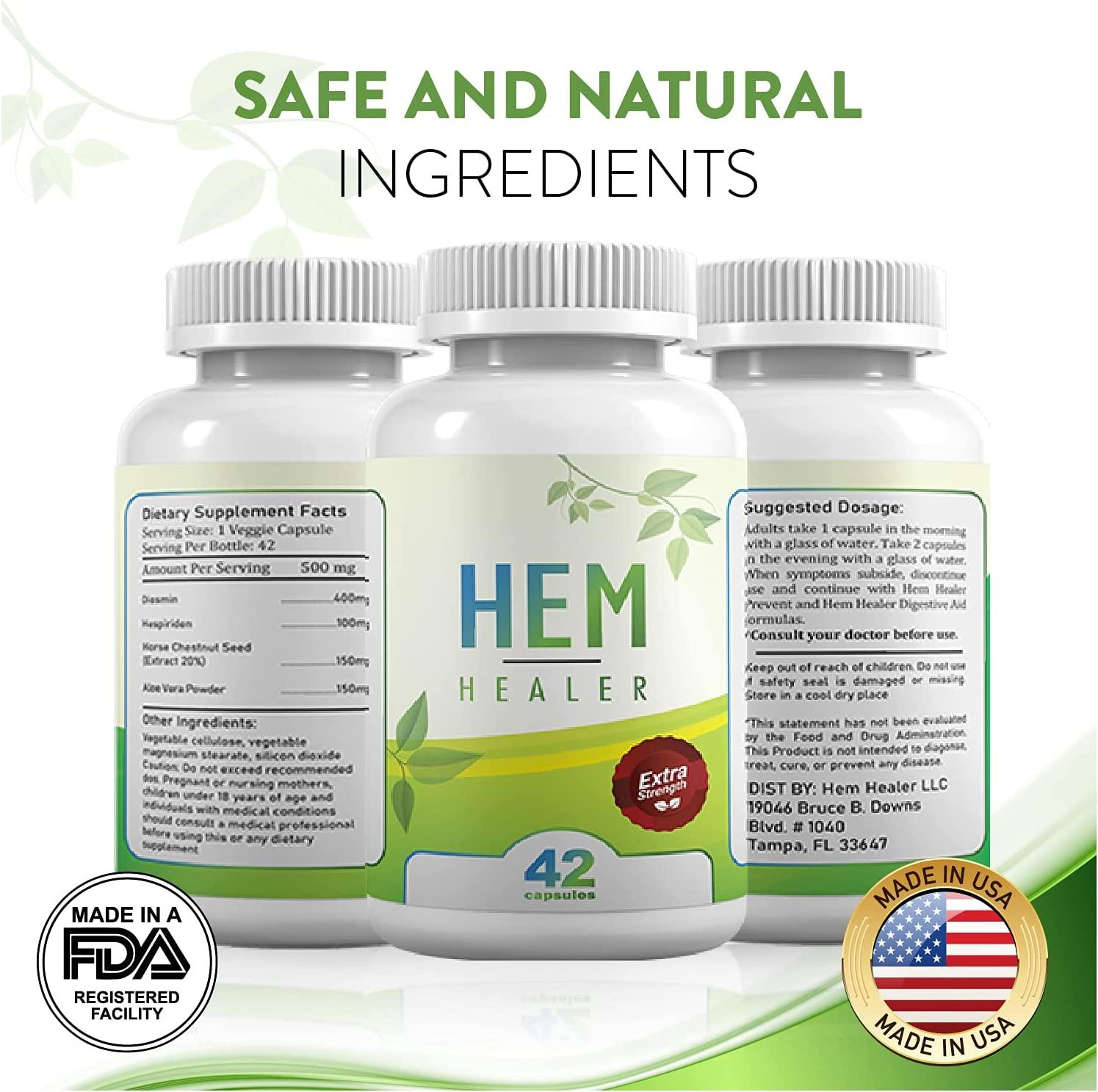Hem Healer Hemorrhoid Treatment For Hemorrhoid Relief Reduce Swelling And Inflammation Soothe 0367