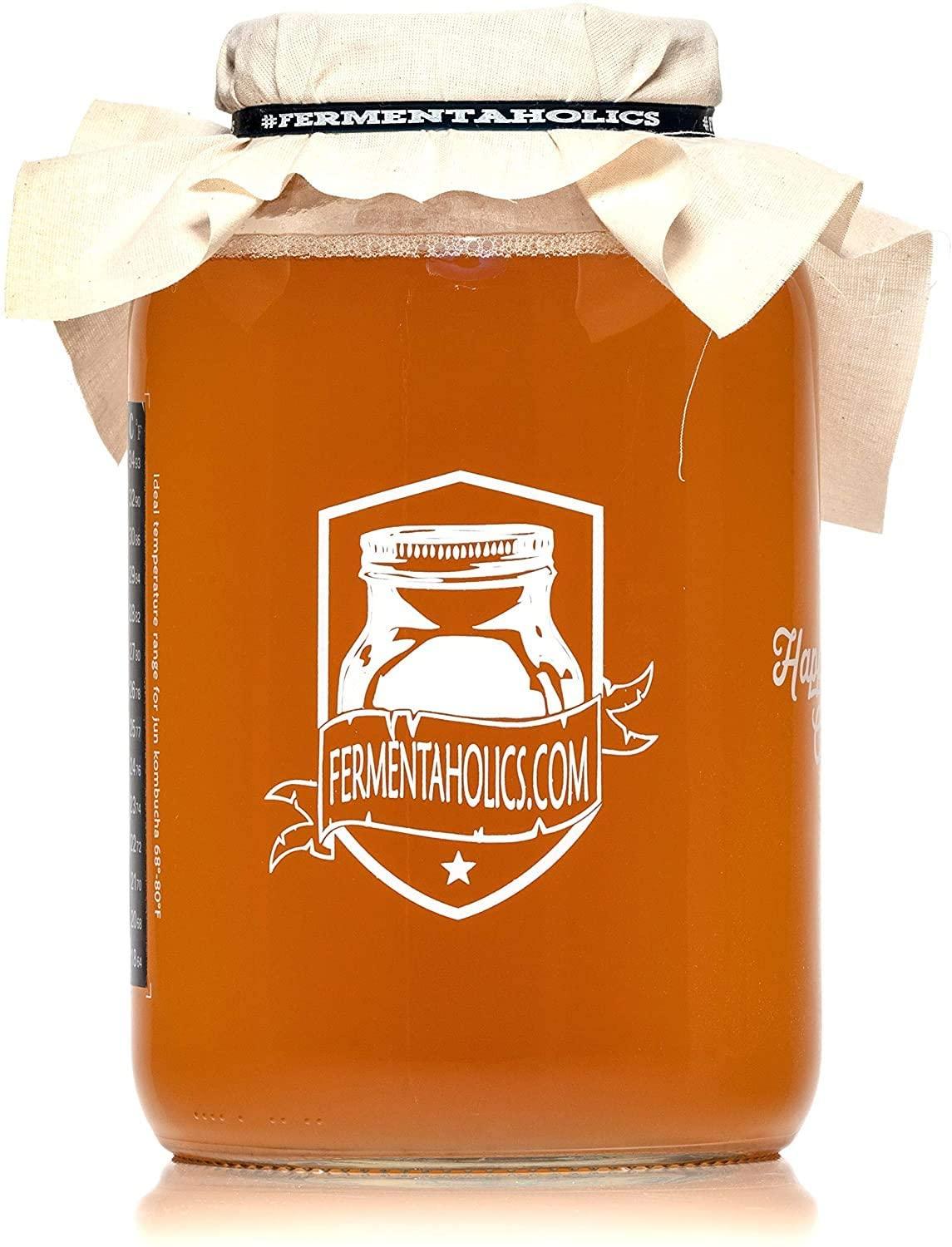 Verified XL Organic Kombucha Scoby with Instruction and Starter Tea