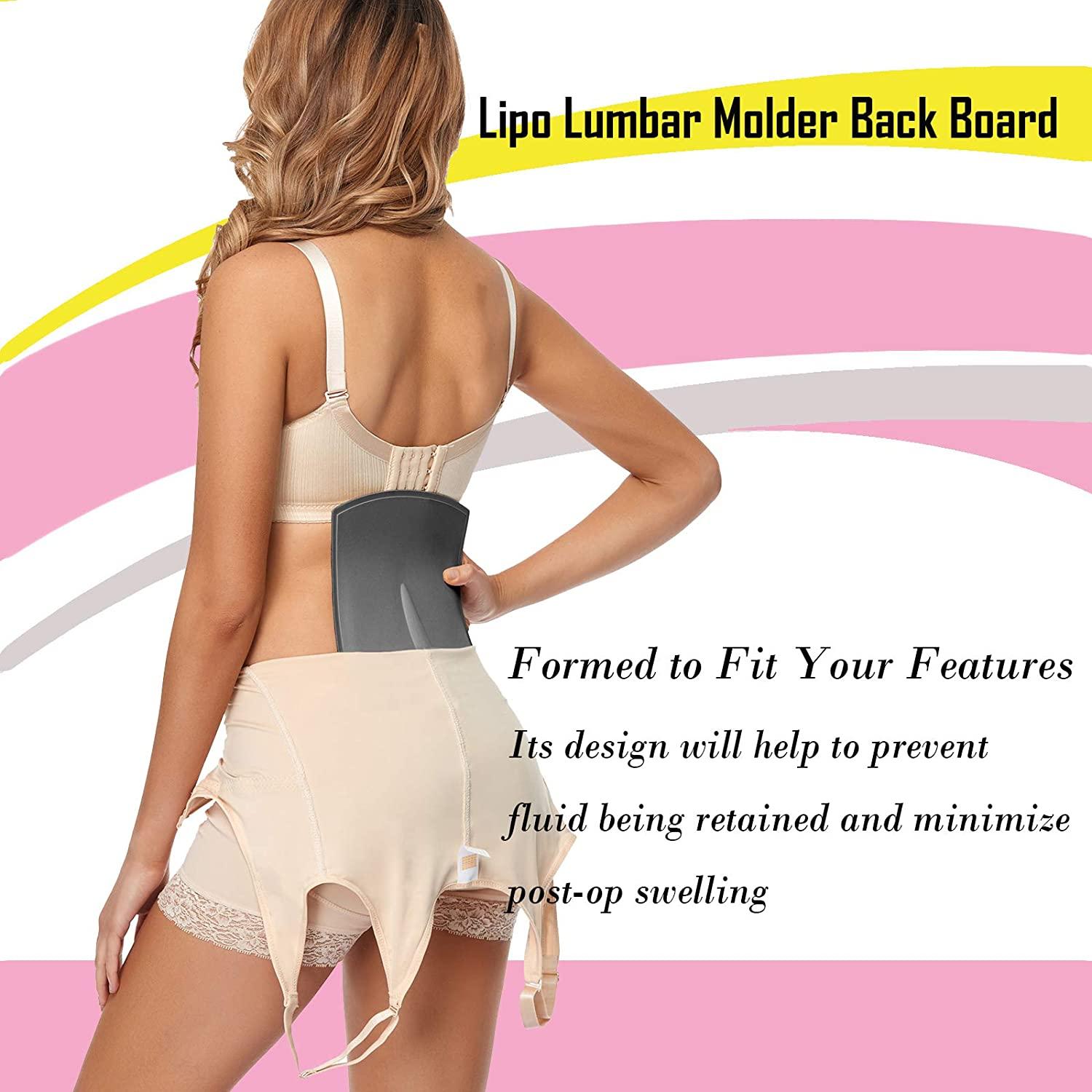  Lipo Express Lumbar Molder Back Board Liposuction BBL Post  Surgery Supplies - Tabla Moldeadora de Espalda Post Cirugia : Health &  Household