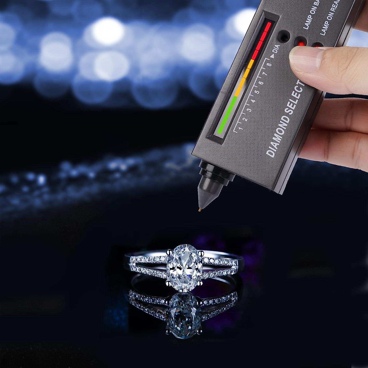 TANJIN [Upgraded] Diamond Tester Pen, High Accuracy Jewelry Diamond Teste  Portable Electronic Diamond Tester Tool for Jewelry Jade Ruby Stone