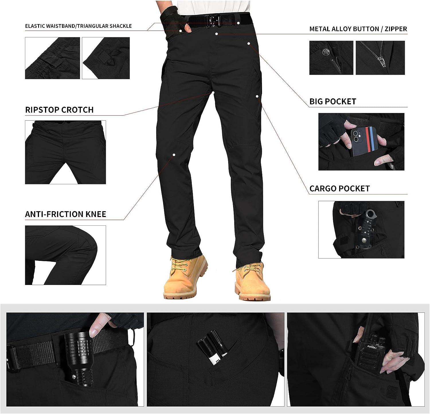 Men Urban Tactical quick dry Pants large pocket scratch-resistant