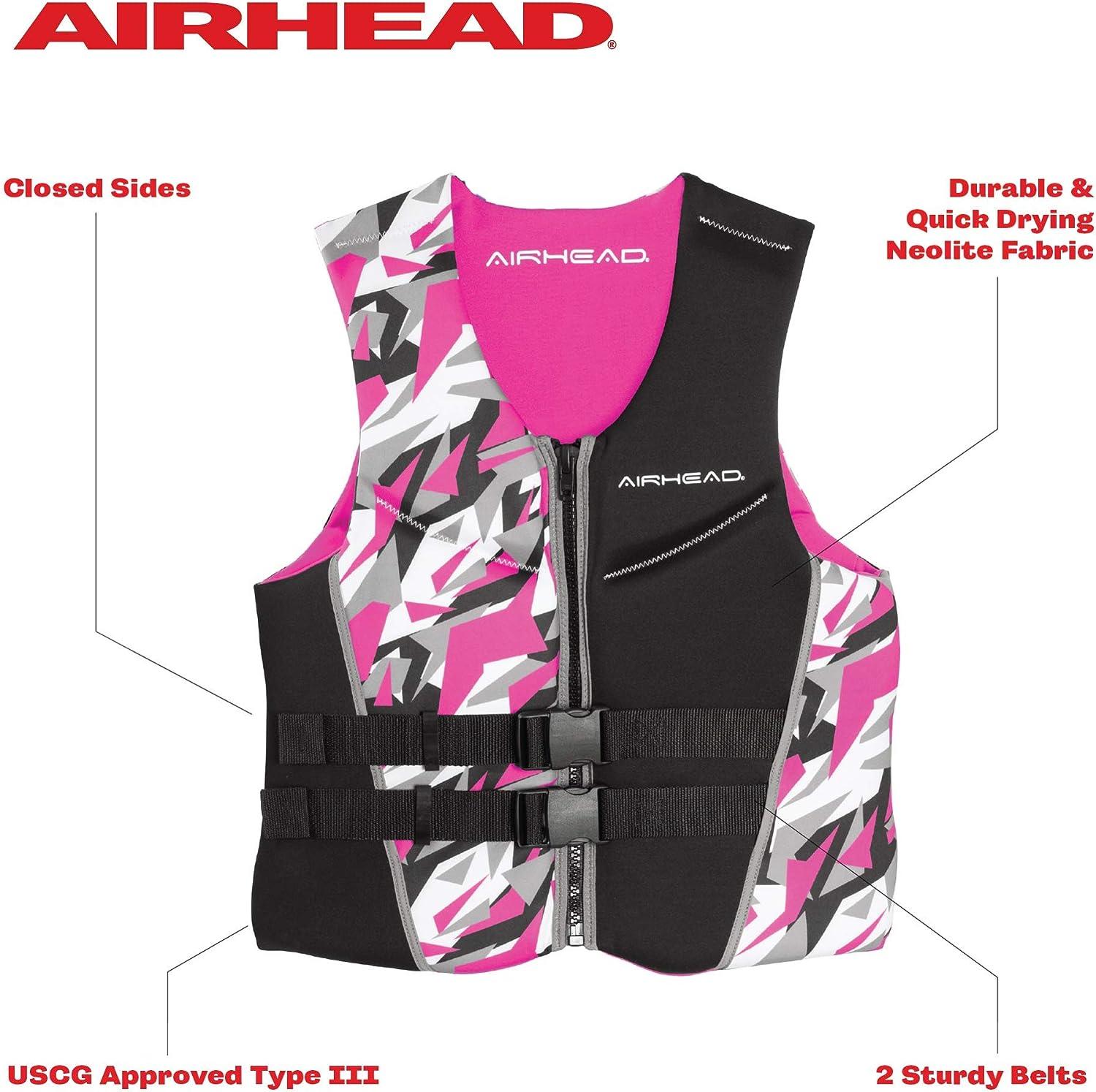 Airhead Women's CAMO COOL Kwik-Dry Neolite Flex Life Jacket