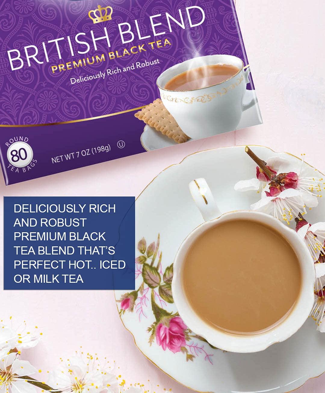 Tetley Premium Blend Teabags 102 Pack, Ceylon Tea, Tea, Drinks