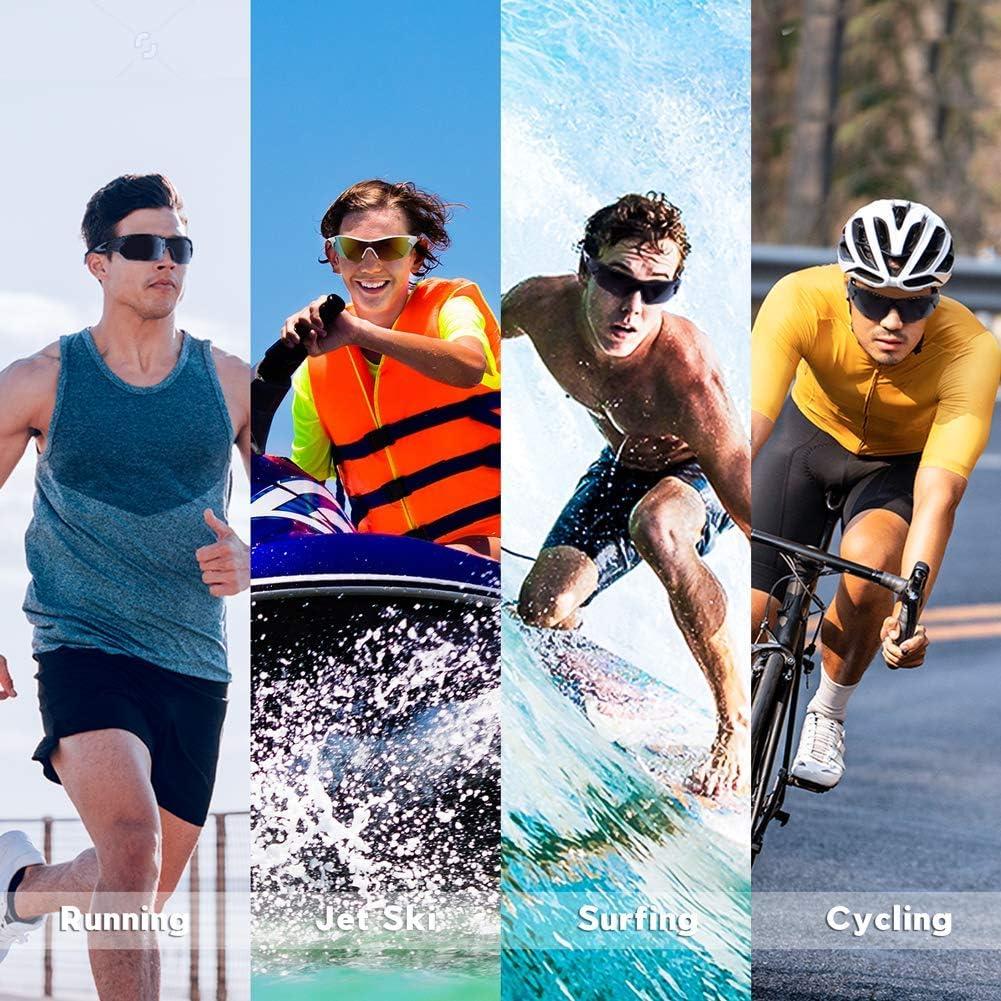  Polarized Sports Sunglasses for Men Women Youth Baseball  Fishing Running Cycling Golf Trekking TAC Glasses : Sports & Outdoors