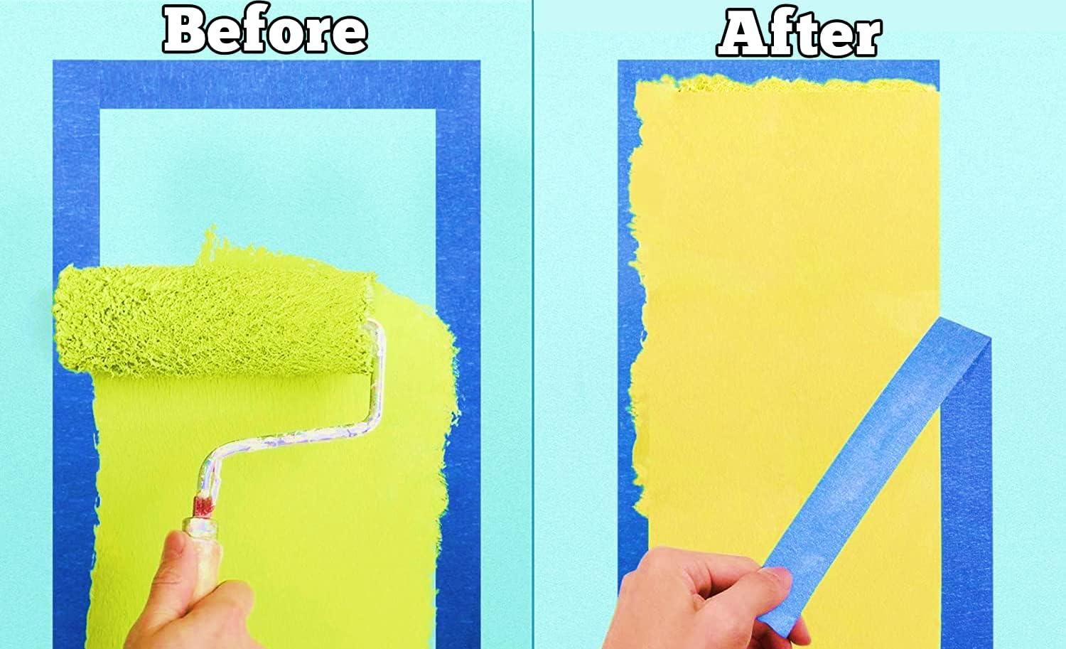 What is the difference between Green,Yellow and Blue painters tape?
