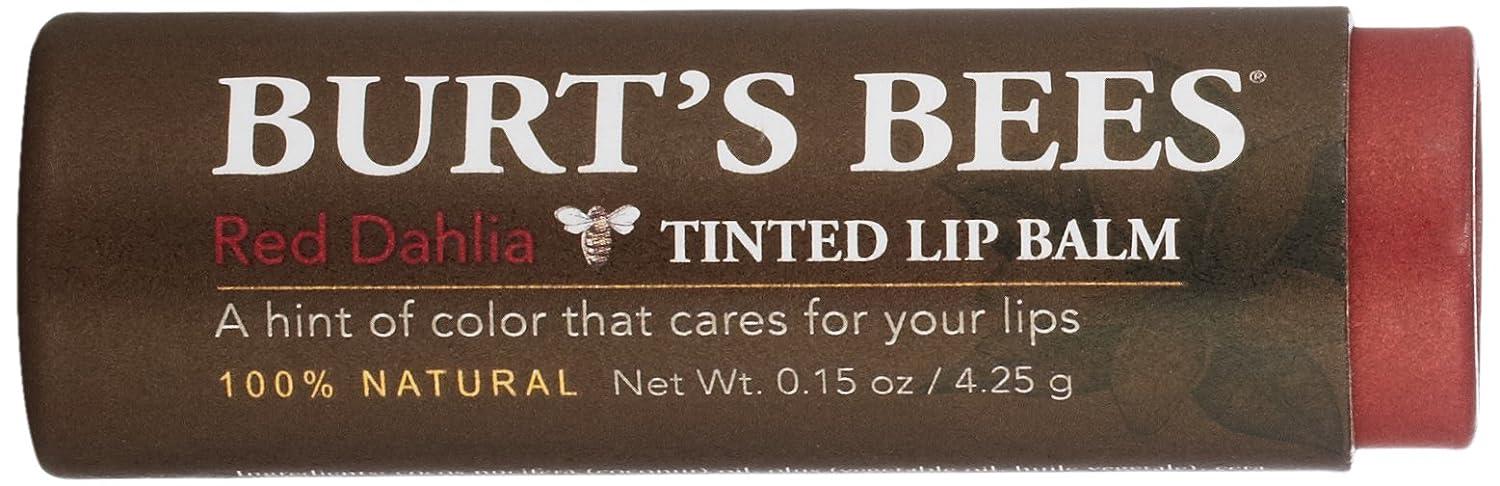 Burts Bees 100% Natural Tinted Lip Balm, Hibiscus with Shea Butter &  Botanical Waxes 1 Tube