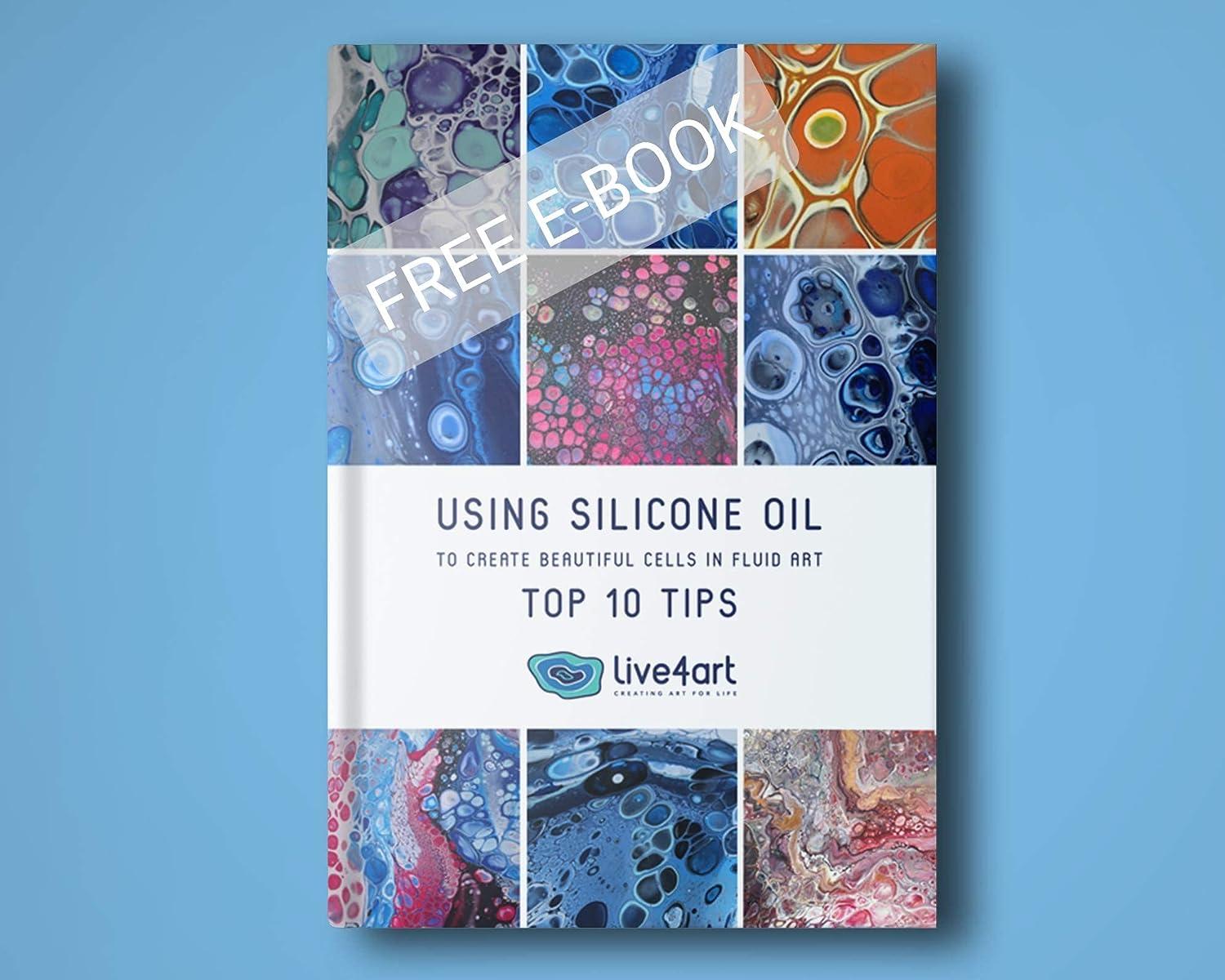 Silicone Pouring Oil Acrylic Pouring Oil Pure Silicone Oil for Creating  Cell in Acrylic Paint Resin Pouring,4 Ounce