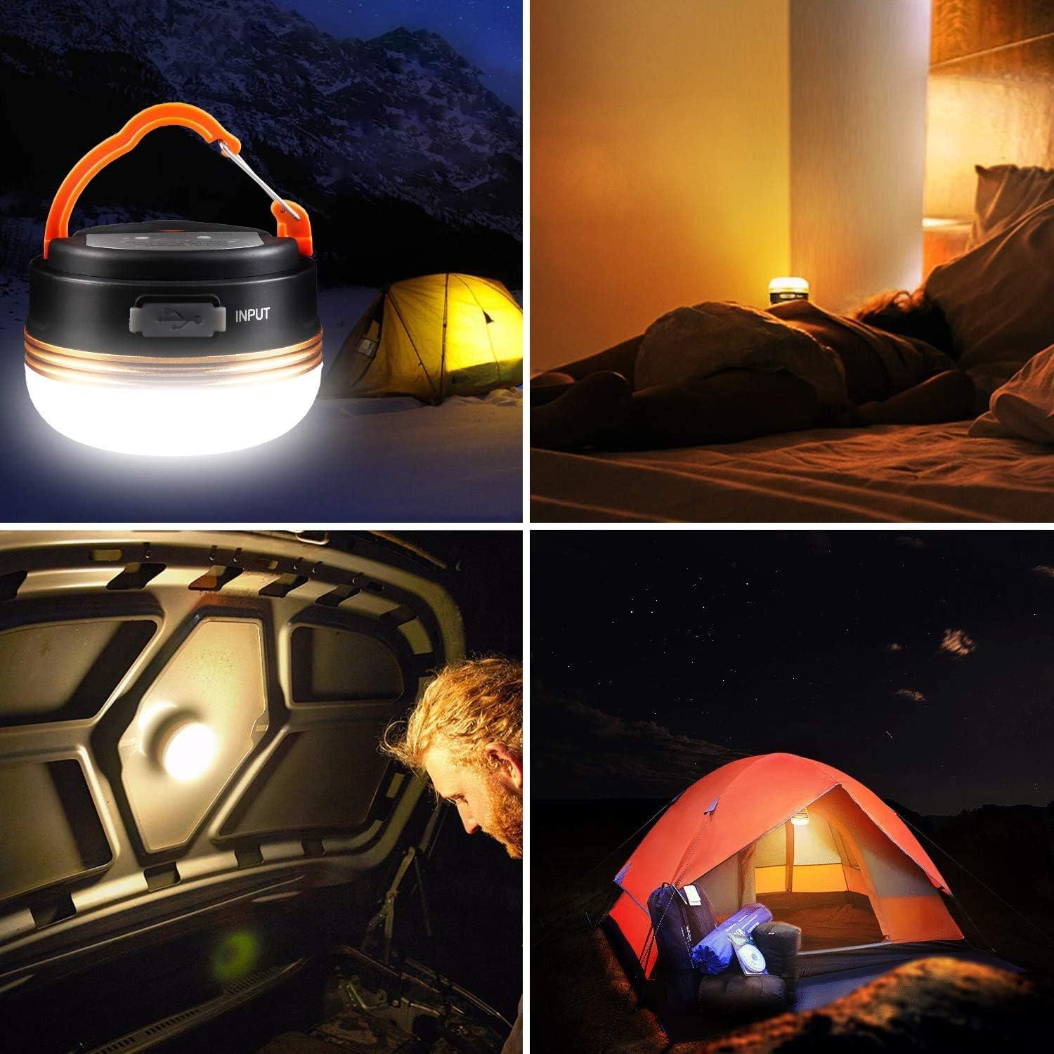 XBOSS H3 Led Camping Lantern Rechargeable Tent Light Waterproof