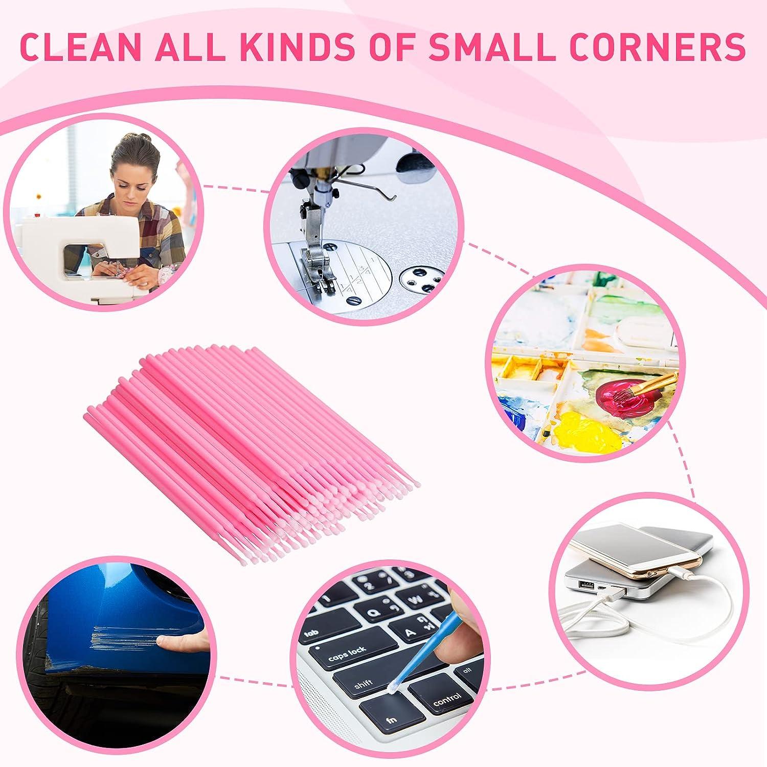 Sewing Machine Cleaning Swabs Micro Applicator Brushes Disposable Clean  Brushes Micro Swab Pointed Tips Multi Colored Lab Swabs for Cleaning Paint Sewing  Machine 3 Size (500 Pcs)