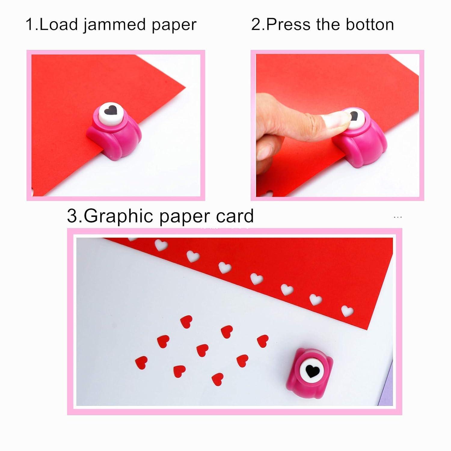12pcs Craft Hole Punch Shapes Set Small Paper Puncher for Kids
