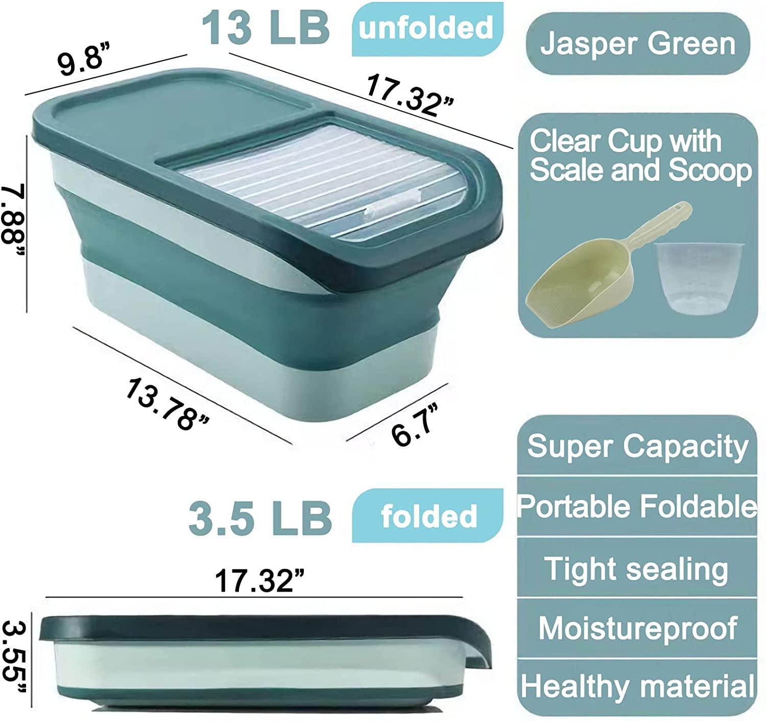 Food-grade Scale Grains Sealed Tank Transparent Kitchen Storage