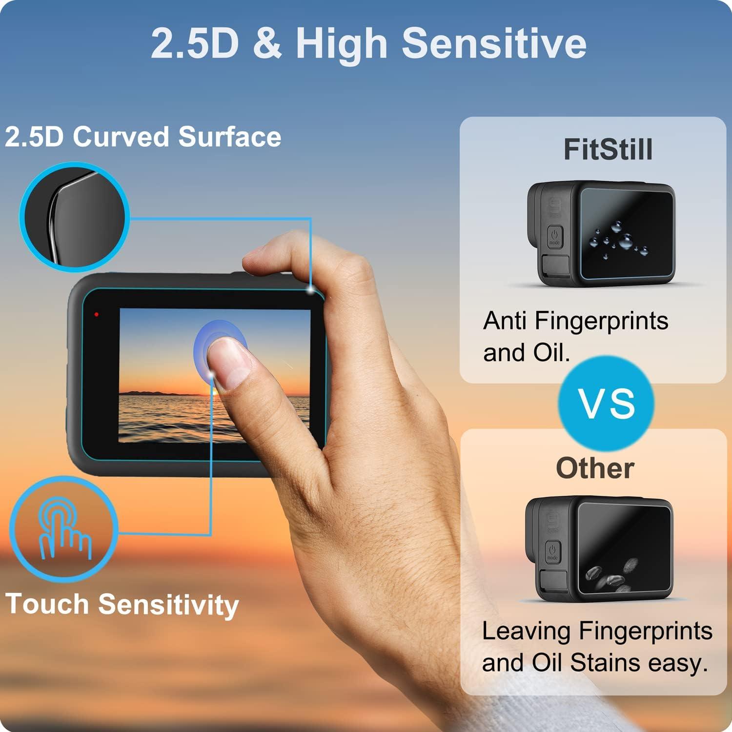 Tempered Glass Screen Protector For GoPro Hero 11 10 9 8 7 Lens Protection  Film