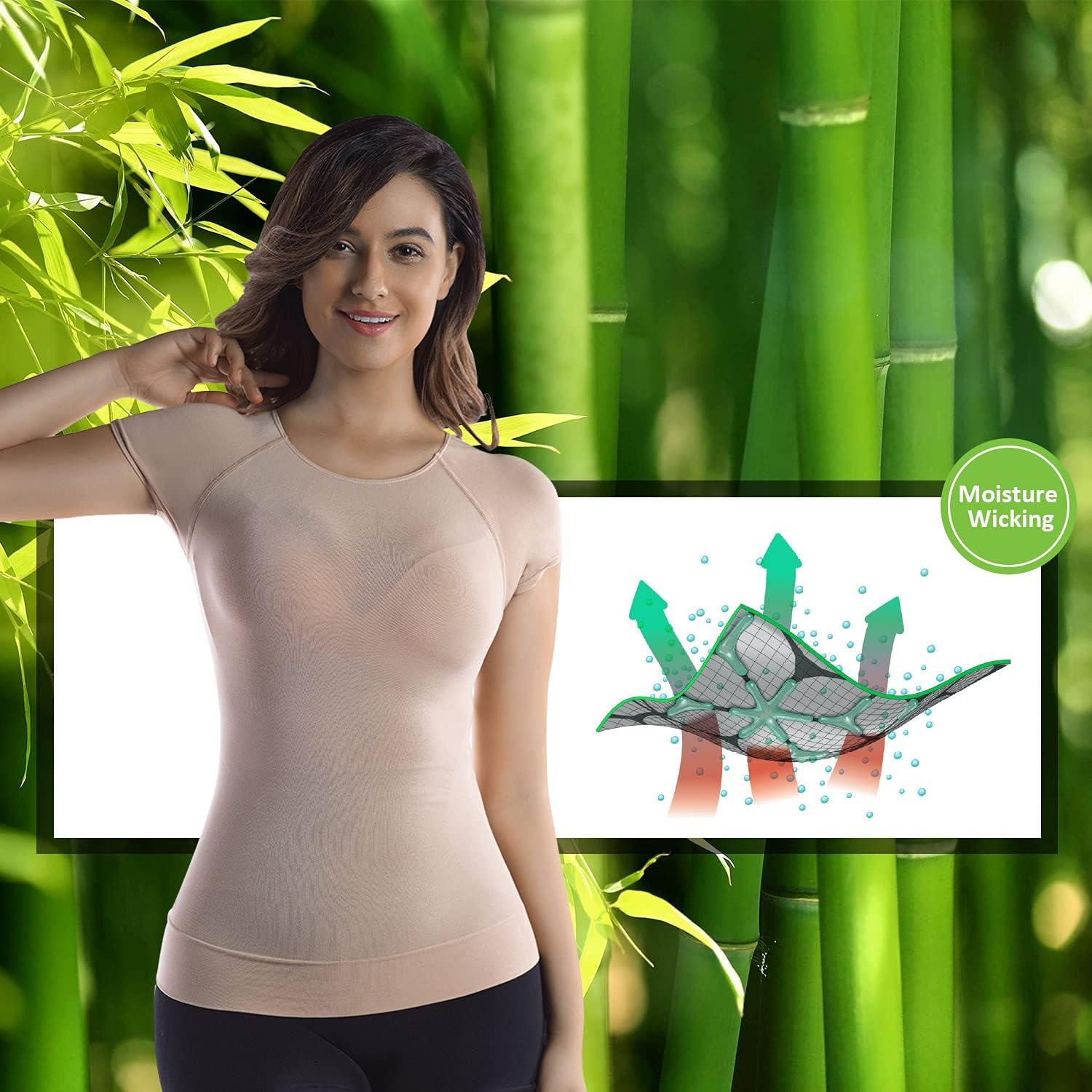Womens Undershirts Skin Care T-Shirt Slimming Tops Compression Shapewear  Basic