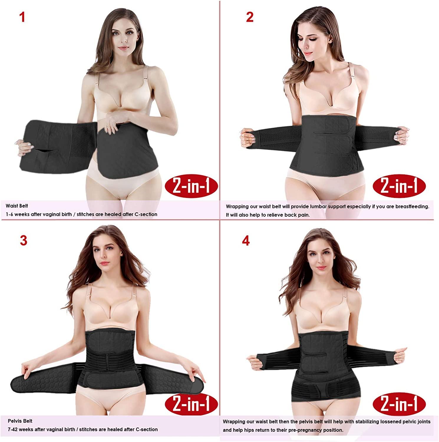 Expertomind Maternity Belt After Delivery C Section 2-In-1 Abdominal Belt  For Women Body Shaper XX-LARGE Size Abdominal Binder And Maternity Belt :  : Clothing & Accessories