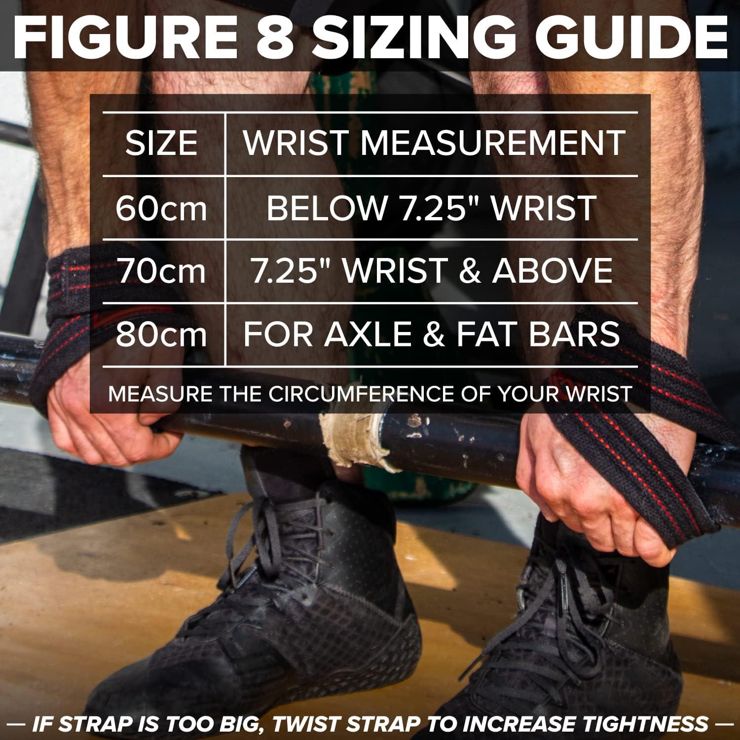 Figure 8 Lifting Straps – Serious Steel Fitness