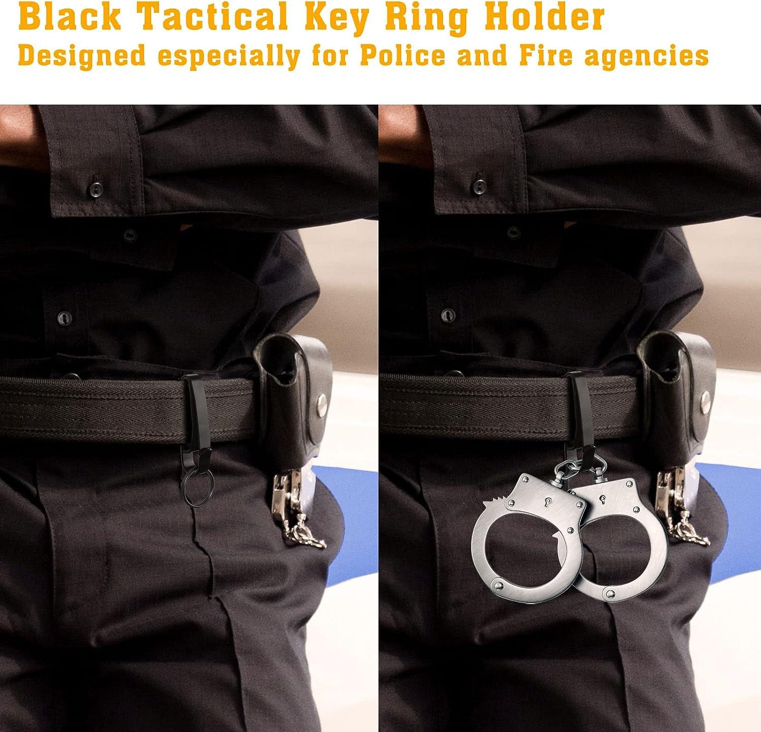 Buckle with Hidden Handcuff Key - Black