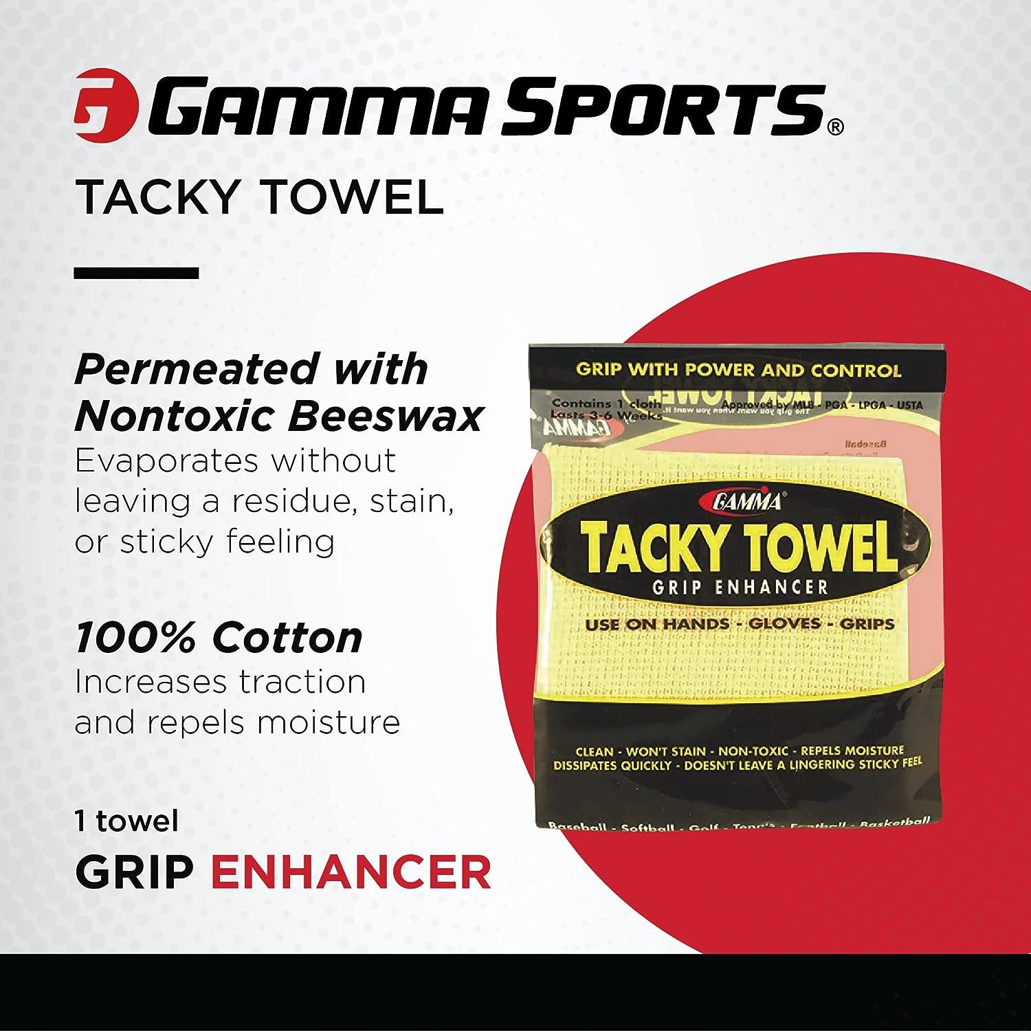 Tacky Towel for Tennis,Golf,Pickle Ball and Football,Tacky Cloth Grip  Enhancer for All Sports