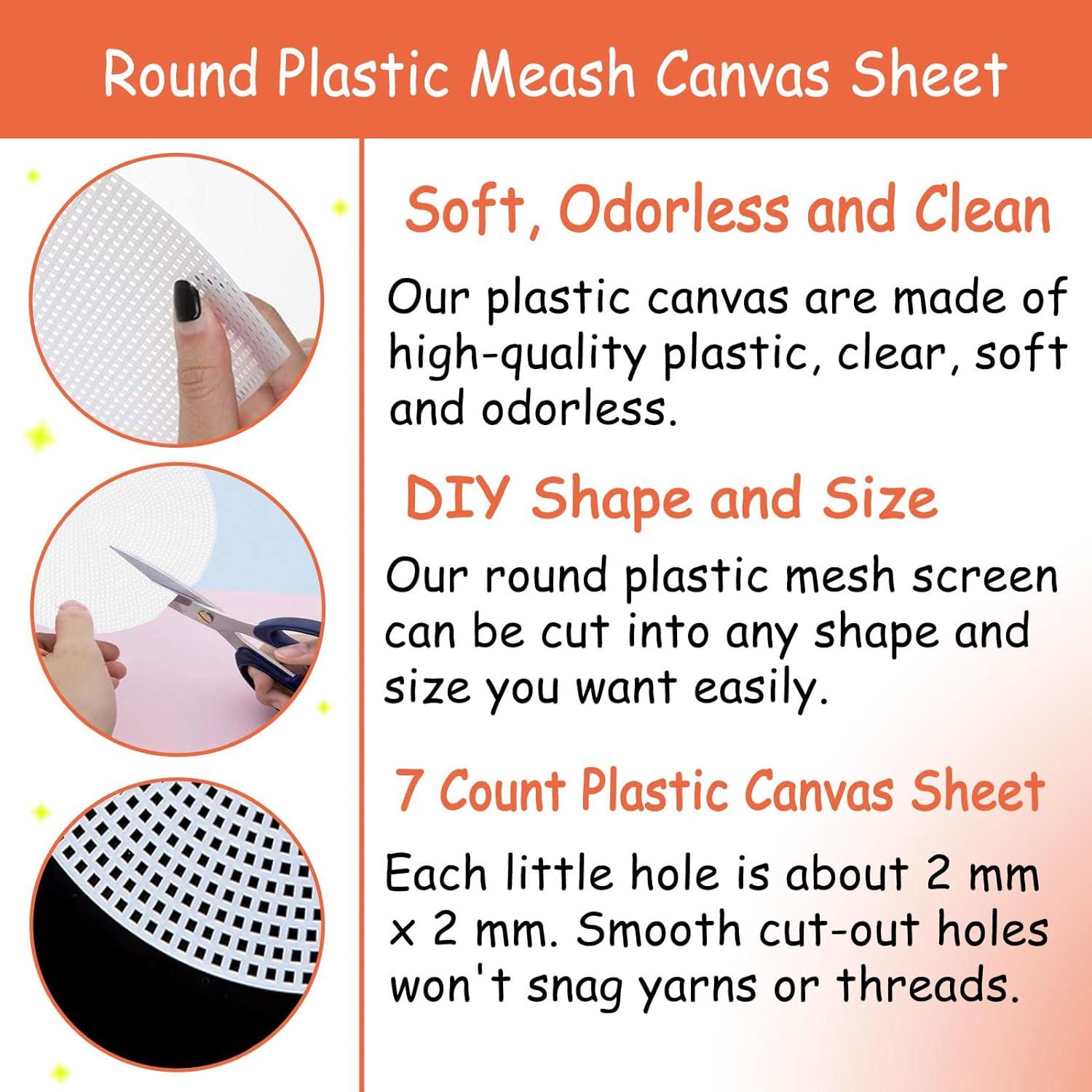 7 Count Plastic Canvas Sheets  Plastic Mesh Sheet Knitting