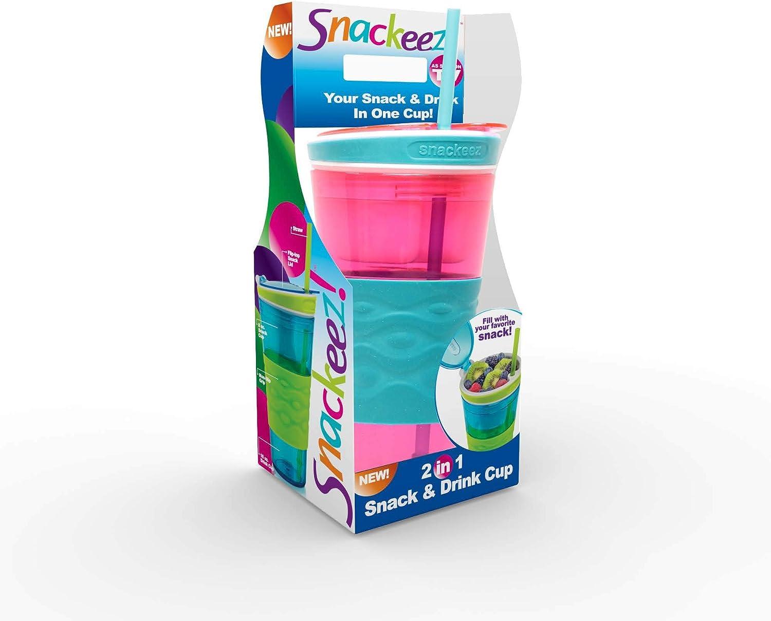 Assortment Of 2 Snackeez Drink & Snack Cups In One - Dutch Goat