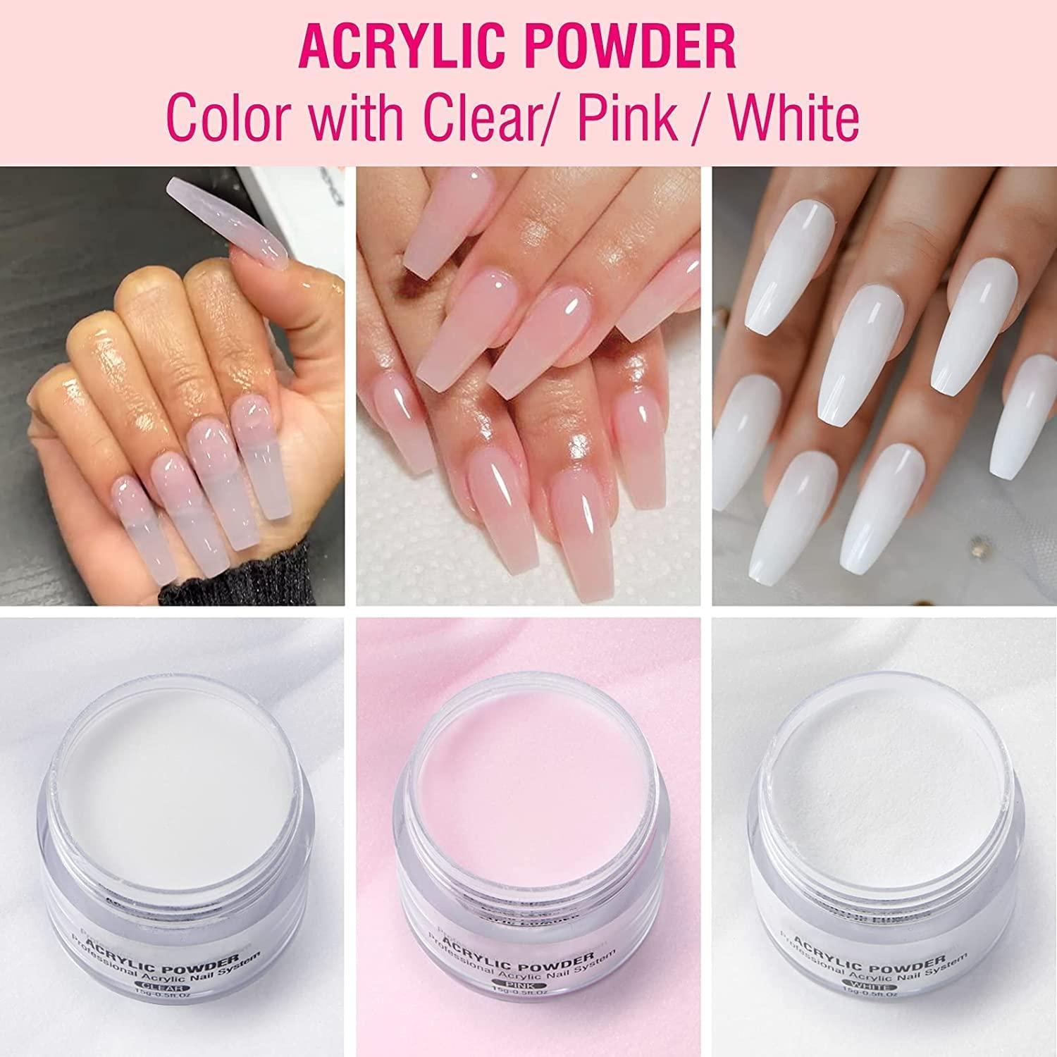 Liquid Use Acrylic Powder, Glow Dark Acrylic Nail Powder