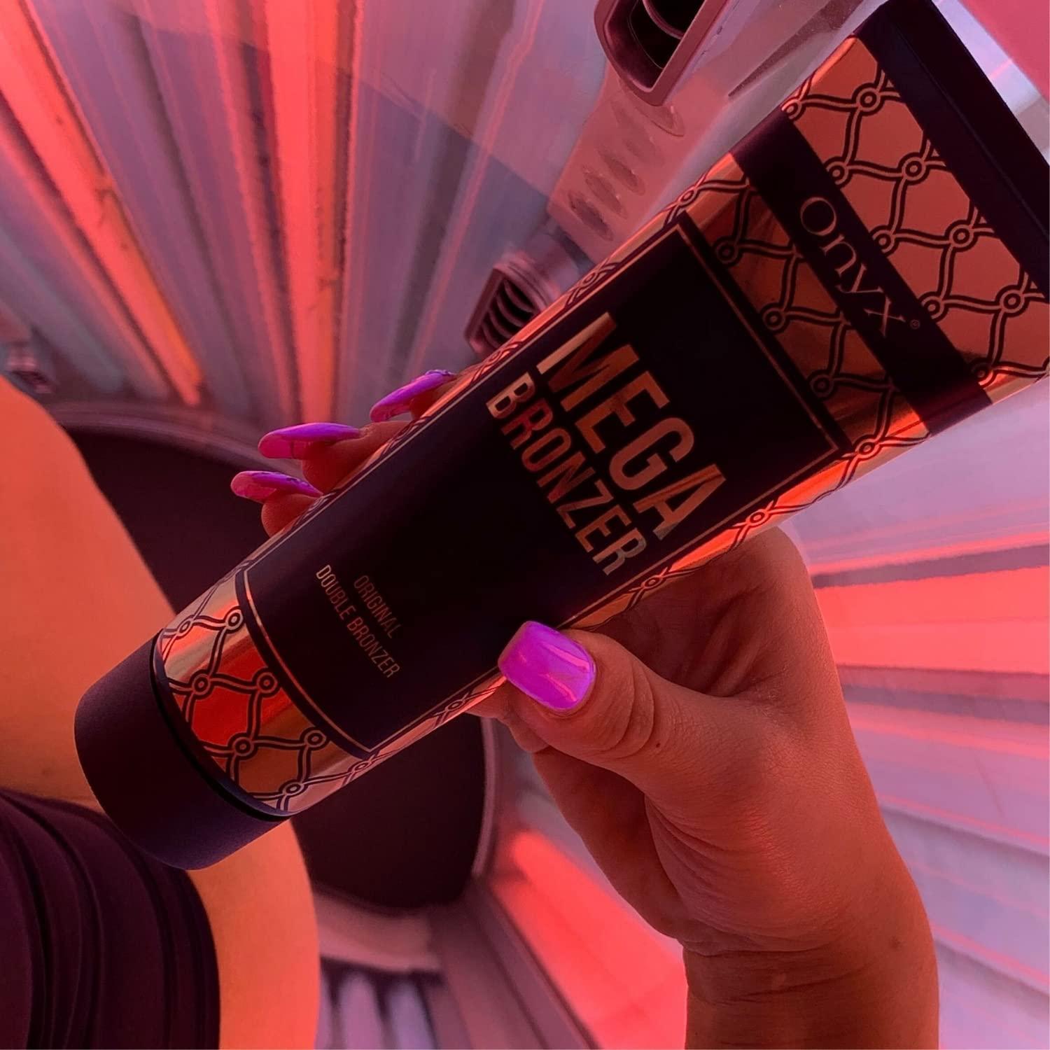 Onyx Mega Bronzer Double Bronzing Tanning Lotion for Tanning Beds