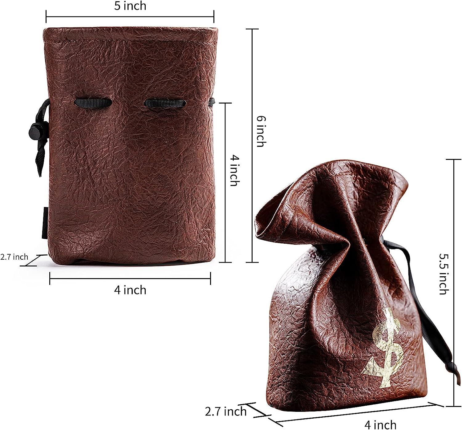 Anti Tarnish Jewelry Bags PU Leather Dice Bag Polygonal Drawstring Pouch  Coin Purse For Role Playing Game Collector Drop From Householdd, $16.19