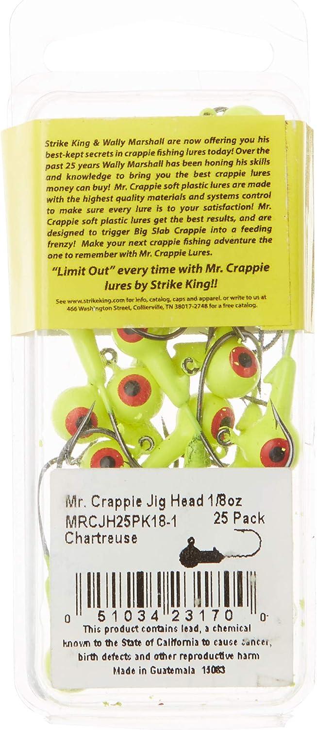Mr Crappie Jig Head Slab Slasher Hook 1/16oz