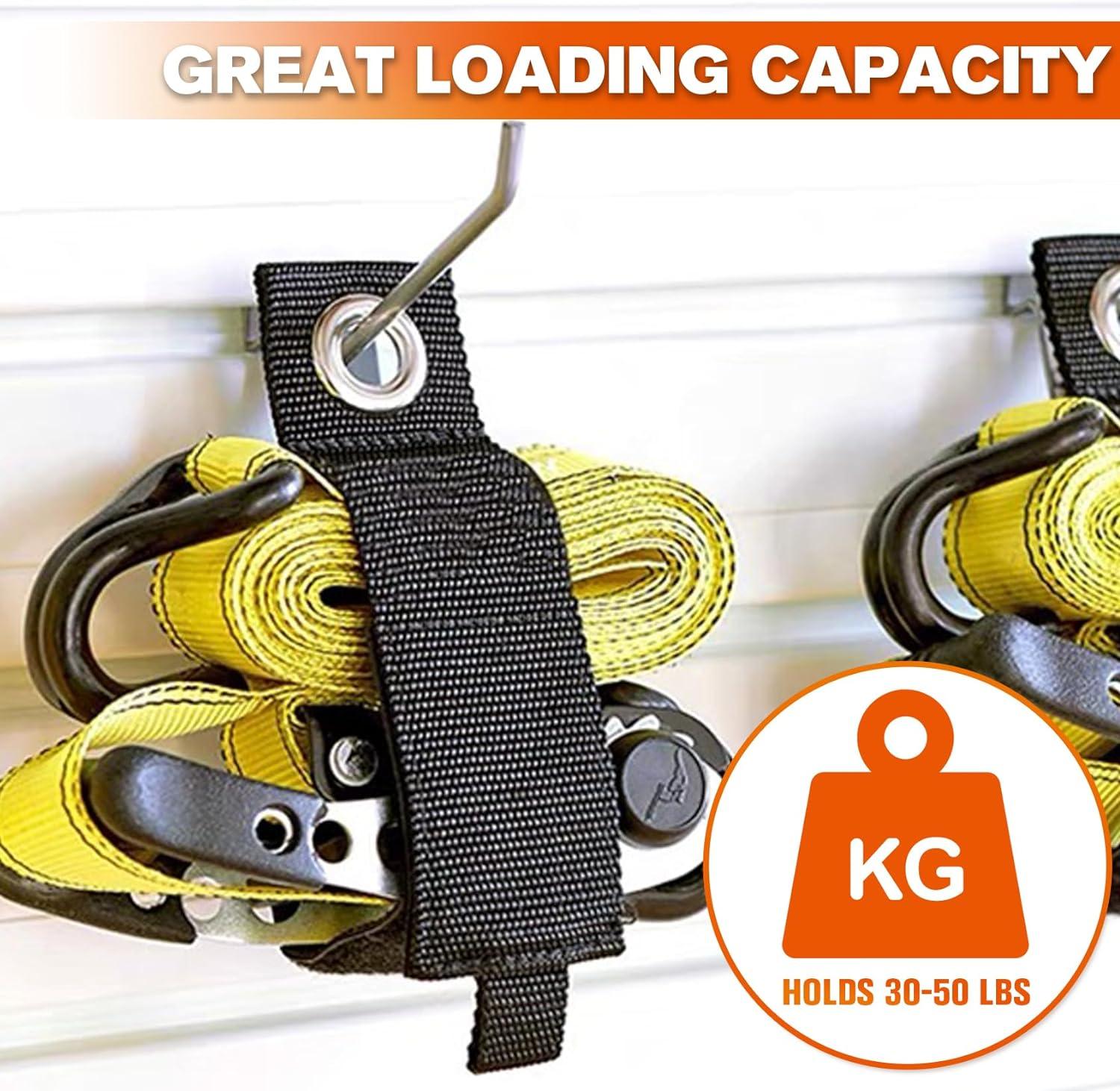 Kanemc 4PCS Magnetic Cable Storage Straps Heavy Duty, Extension Cord Holder  Magnet Hooks for Hanging Cables Hoses Workshop Rope Garden Garage  Organization 