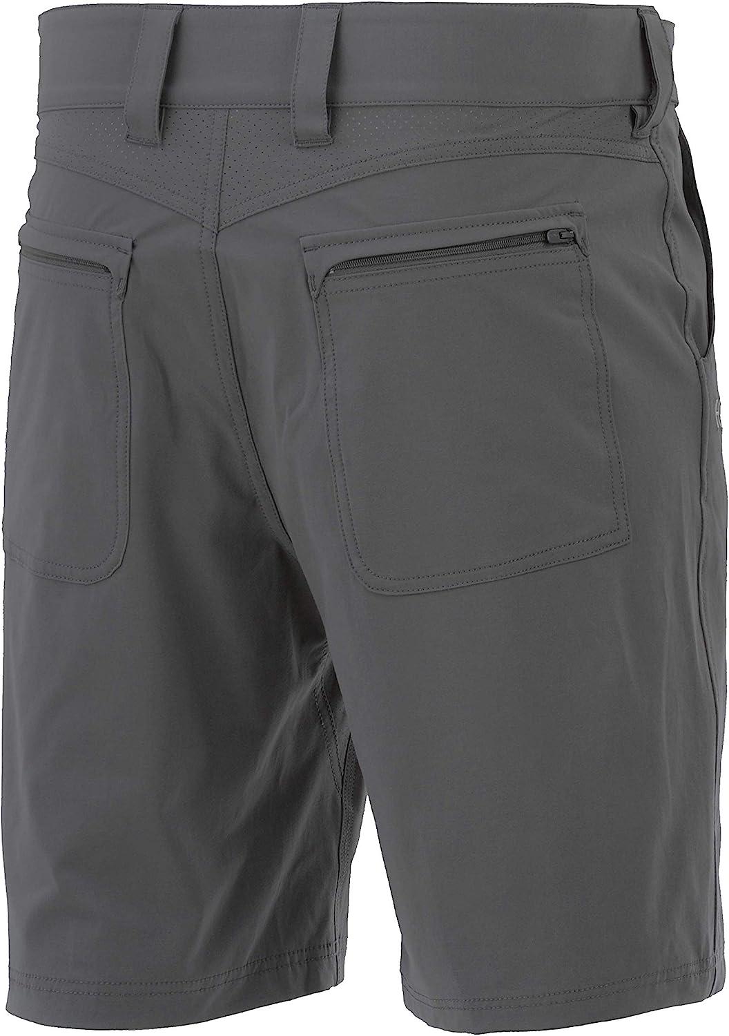  HUK - Shorts de pesca Next Level para hombre, de secado rápido,  color sargazo, 10.5 pulgadas, talla L : Ropa, Zapatos y Joyería