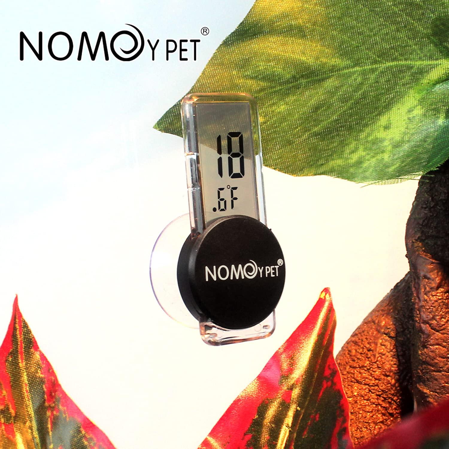 NOMO Reptile Terrarium Thermometer Hygrometer Indoor Outdoor Dual Gauges  Greenhouse Pet Rearing Box Terrarium Tortue Terrestre