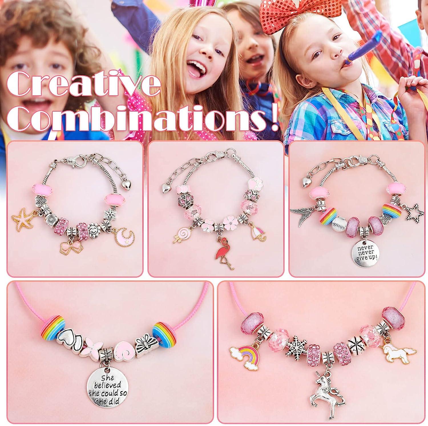 Diy Charm Bracelet Making Kitjewelry Kit For Teen Girls With