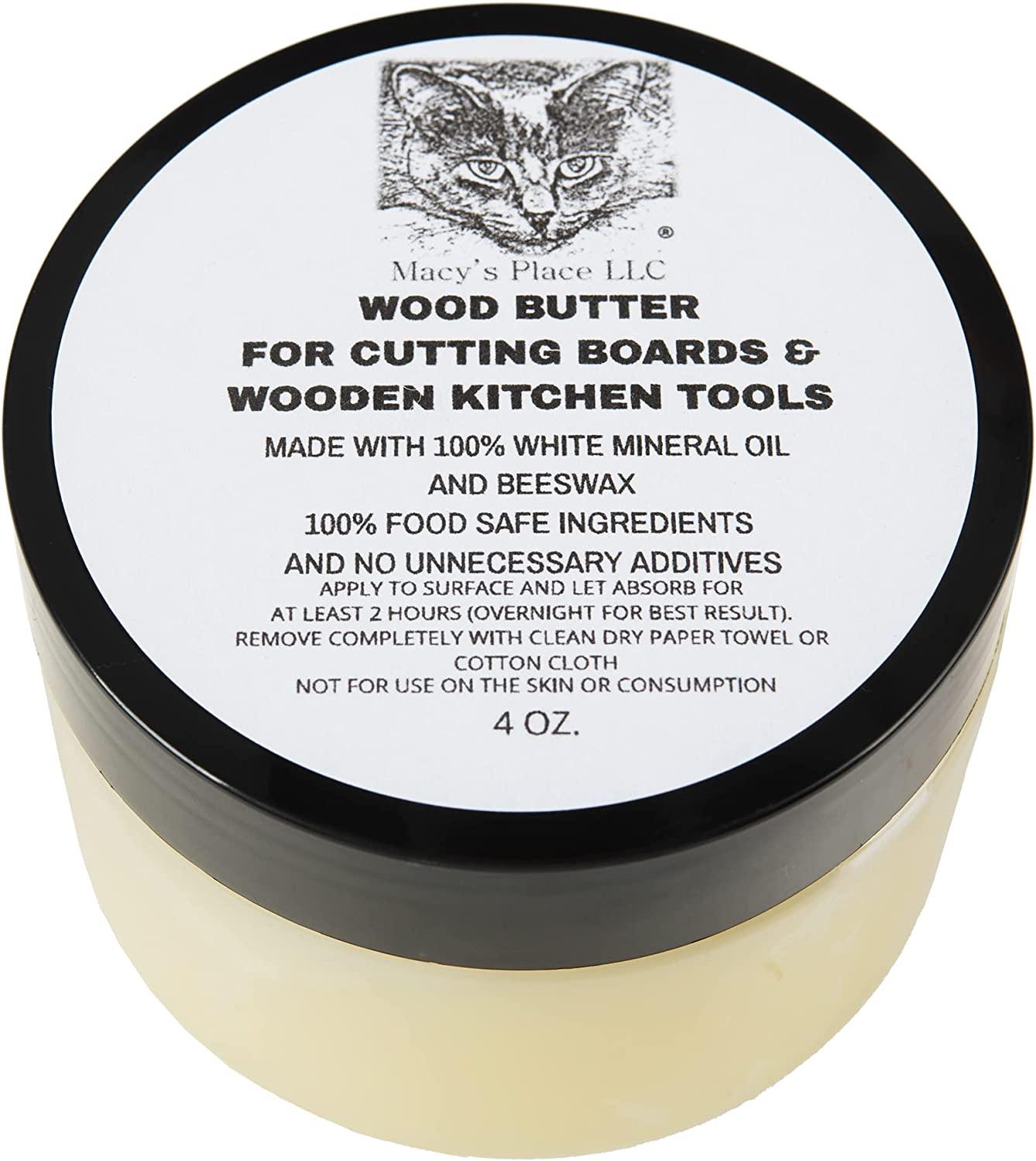 Cutting Board Wax - Butcher Block Conditioner - Food Safe Wood Sealer -  Indigo True