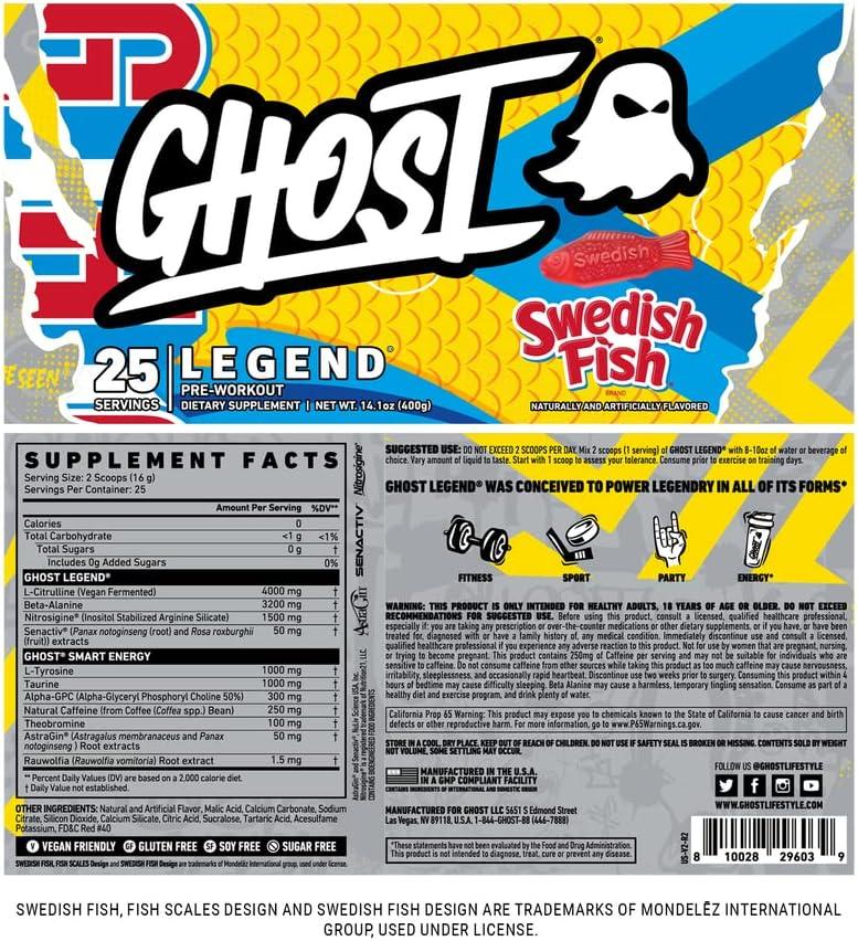 Ghost Legend Pre-Workout Breakdown - UK Supplements