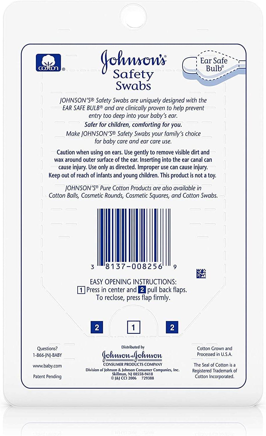 Johnson's® Baby Safety Swabs