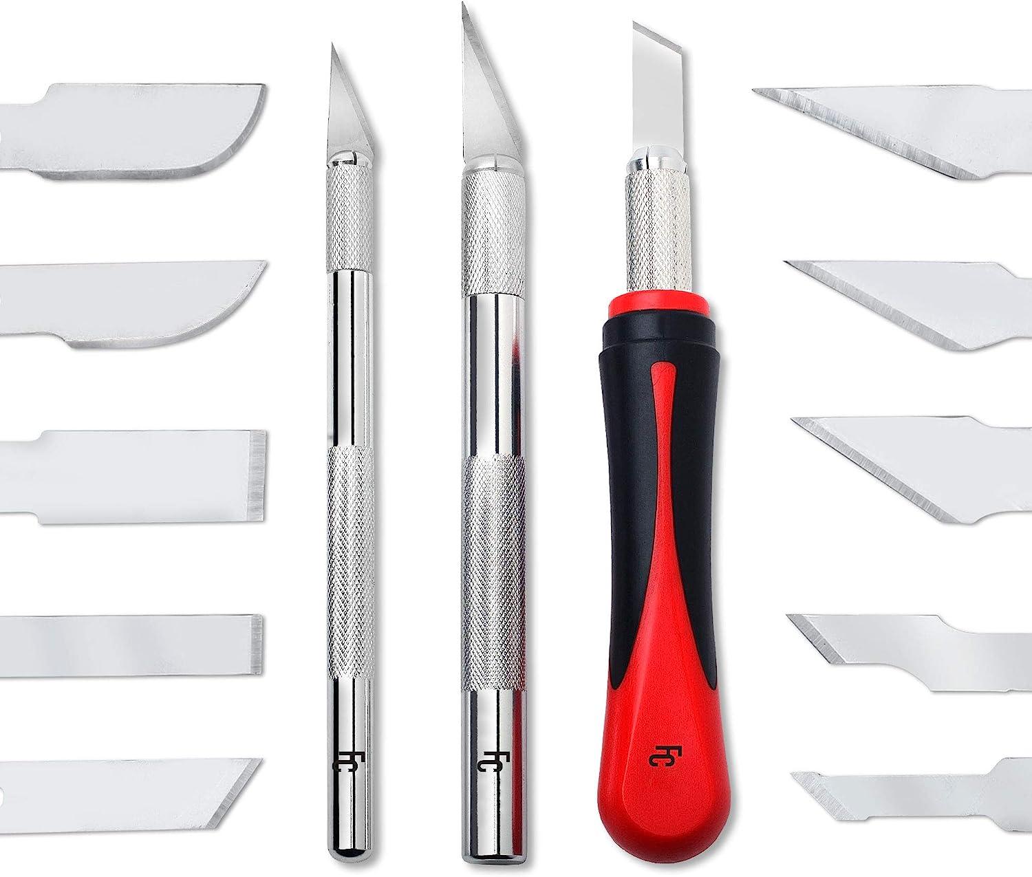 Fancii Precision Craft Knife Set 16 Pieces - Professional Razor