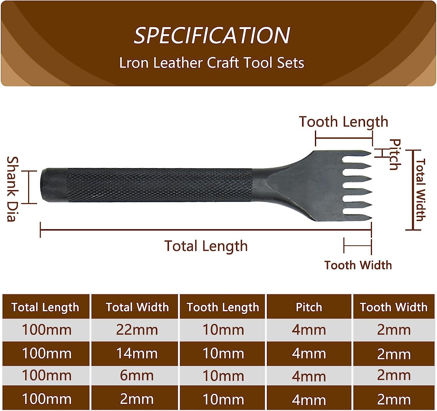 PLANTIONAL Leather Working Tools for Beginners: Professional
