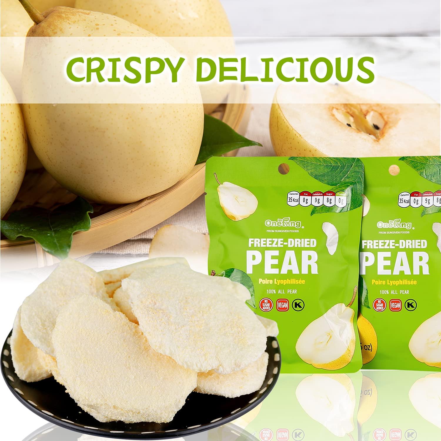 Pears (fresh, frozen, dehydrated)