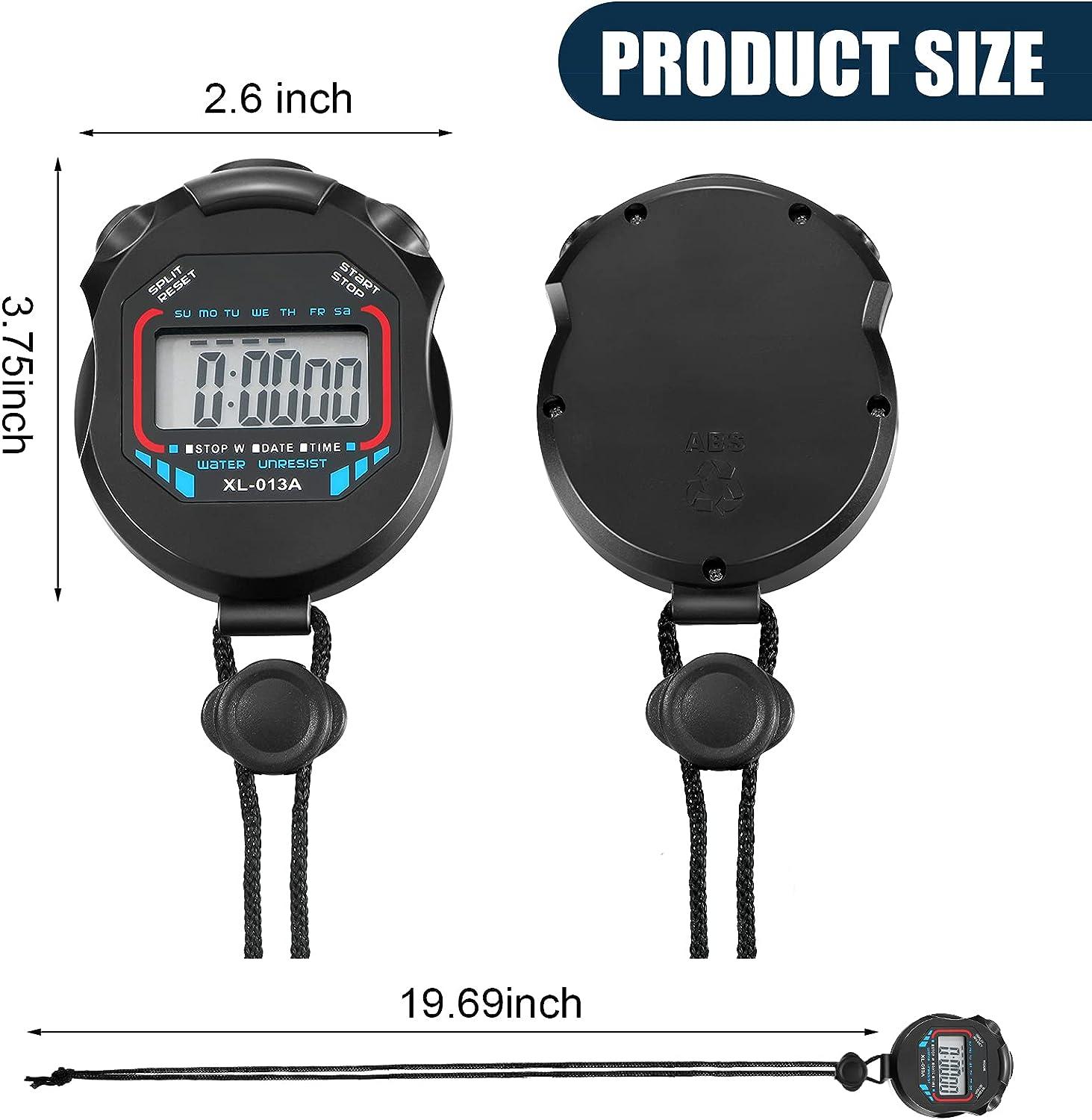 Digital Stopwatch Timers Sports Stopwatch Water Resistant