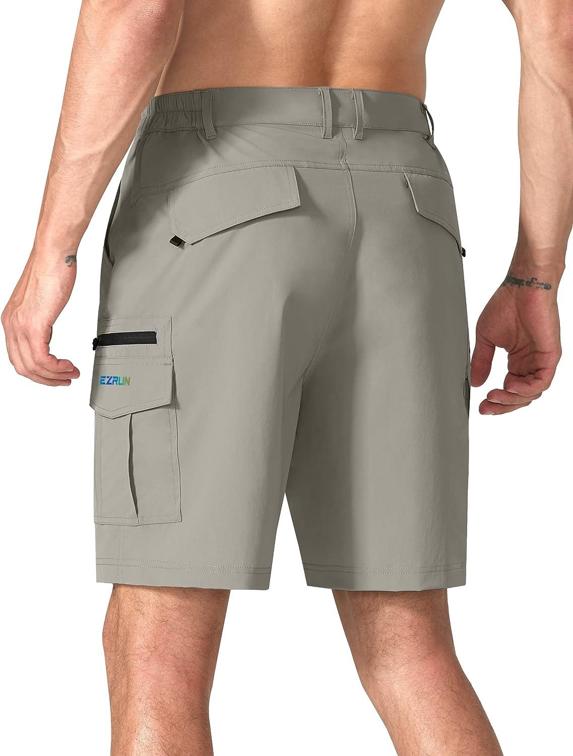 Men's Cargo Casual Hiking Shorts Stretch Quick Dry Outdoor Summer