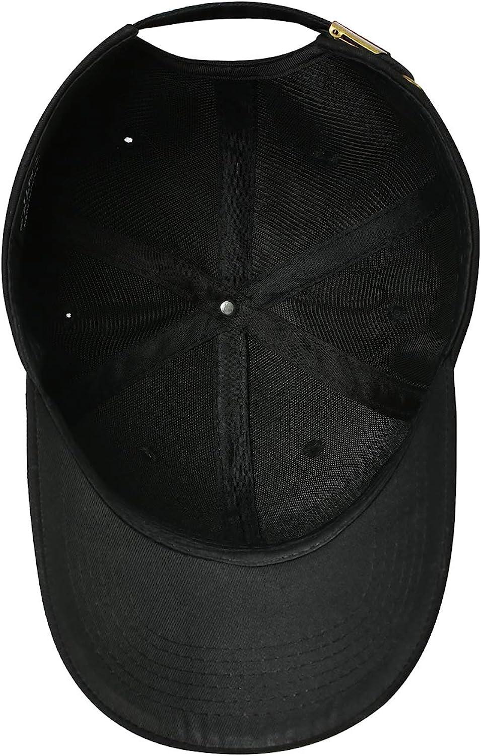 Black Baseball Cap Men Women Adjustable Plain Low Profile Solid Ball Cap