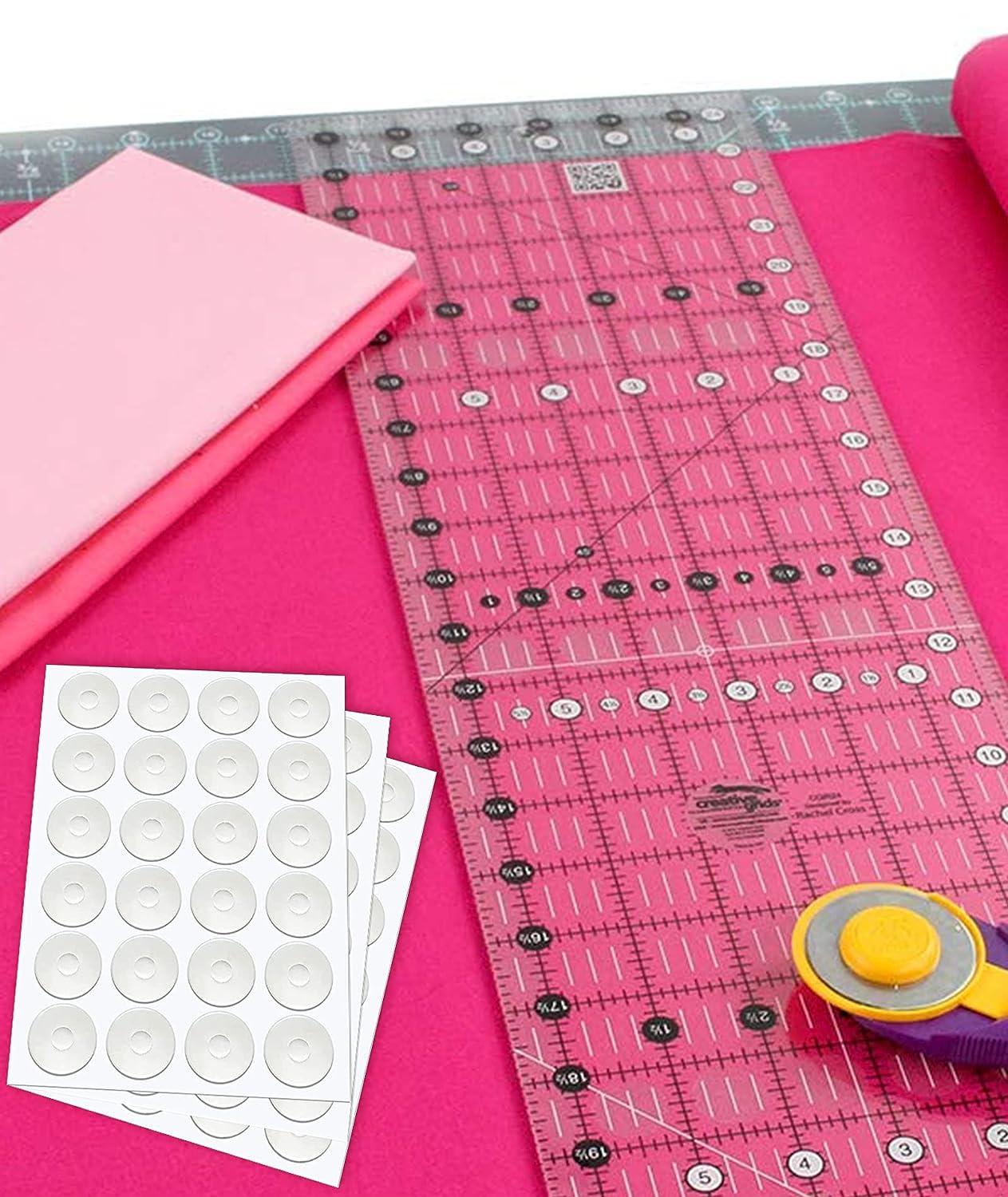 Silicone Round Quilt Template Non-Slip Adhesive Ring Ruler Ruler