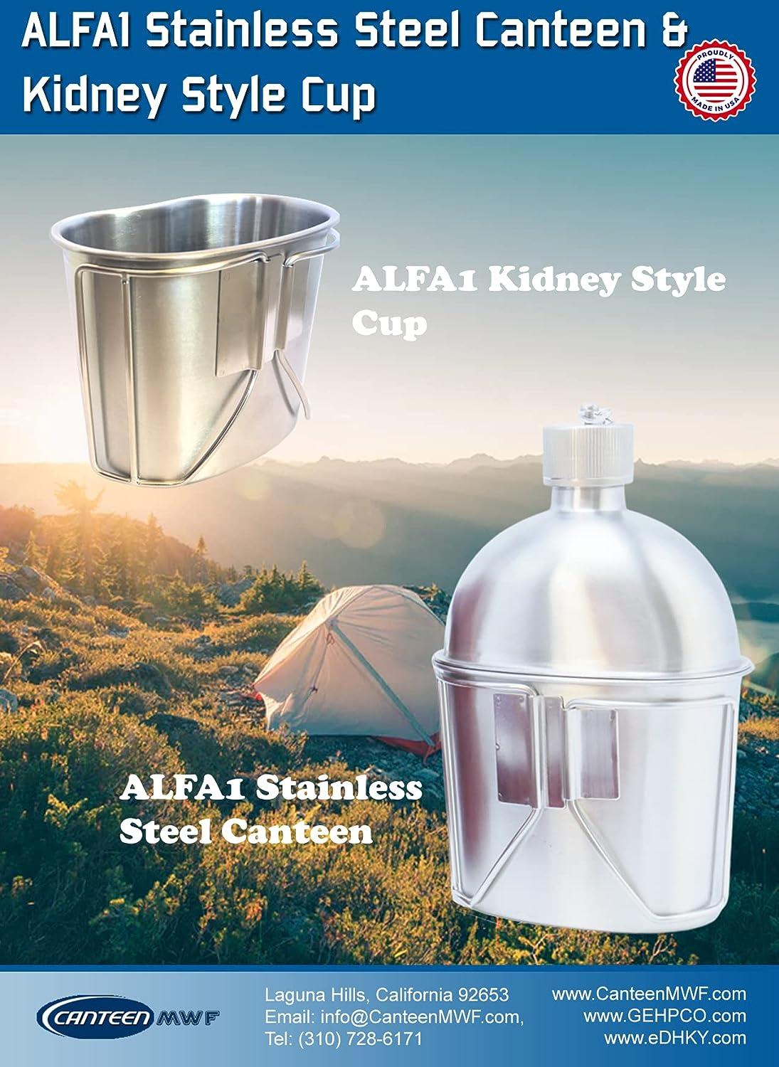 ALFA1 Stainless Steel Water Canteen